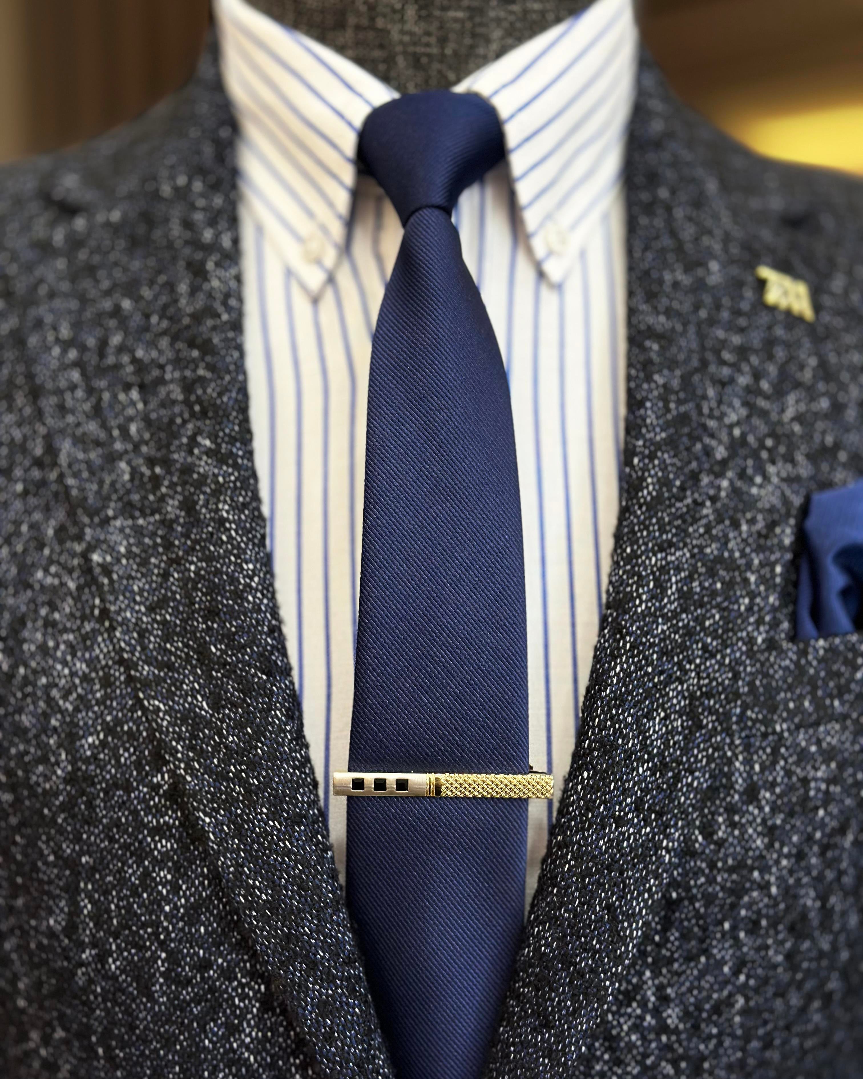 İtalyan stil slim fit mono yaka erkek ceket lacivert T10891