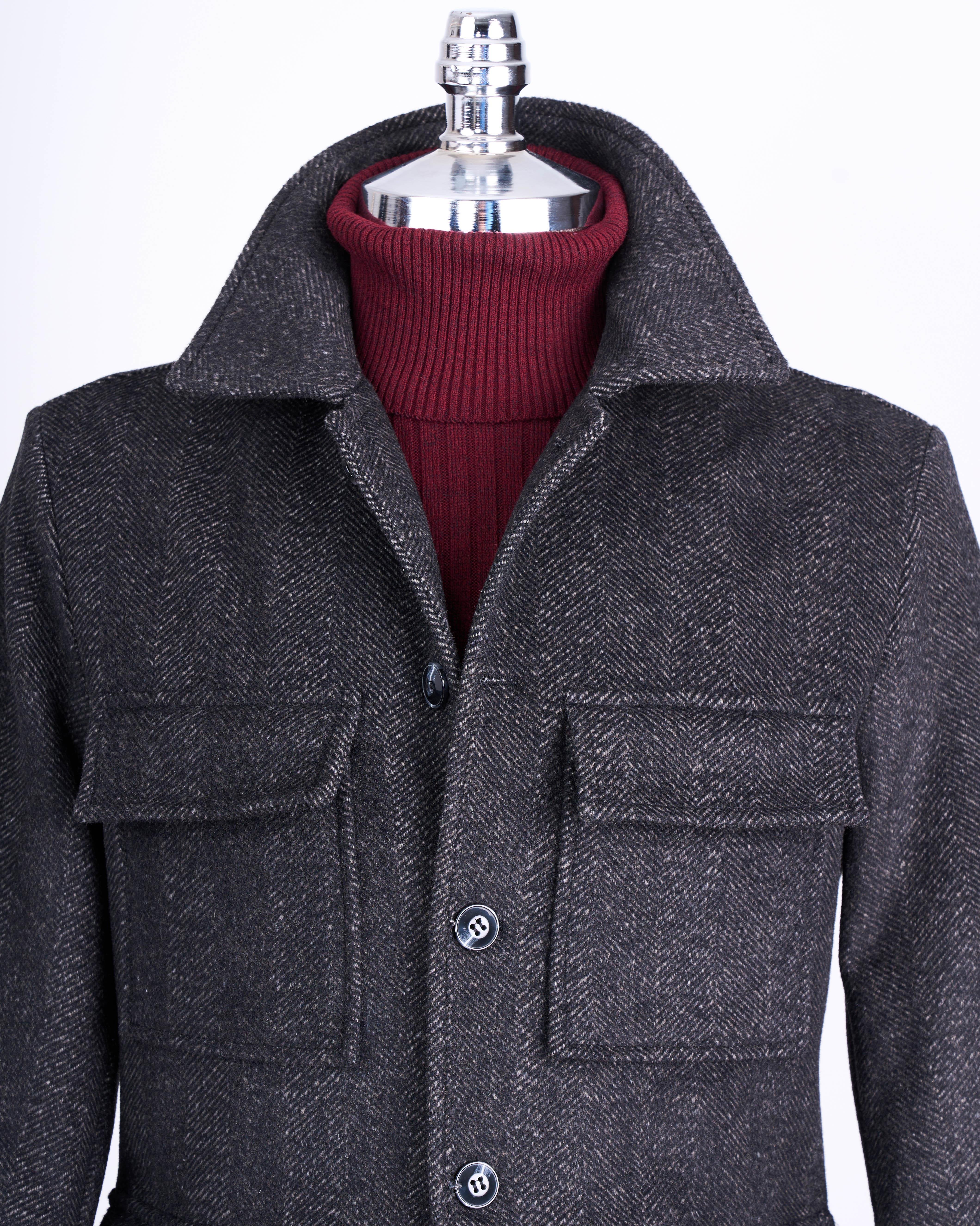 İtalyan stil slim fit spor tek ceket erkek kahverengi T13554