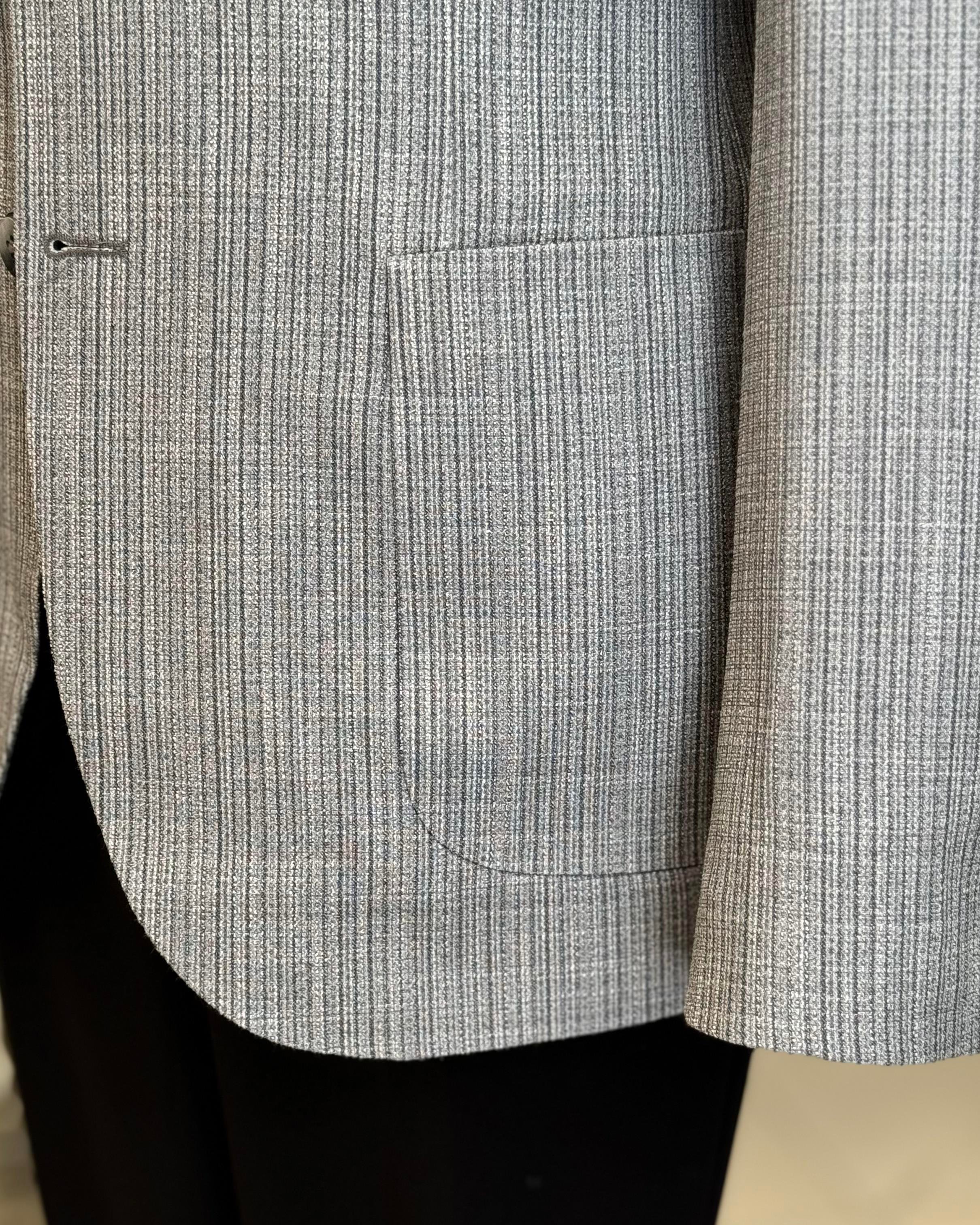 İtalyan stil slim fit torba tek ceket erkek yeşil T13390