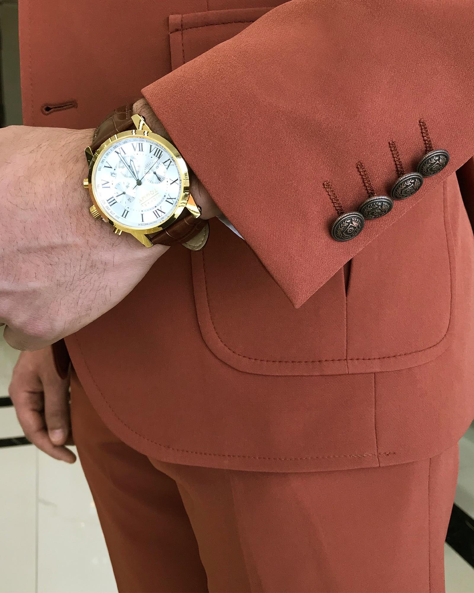 Italian style slim fit wool blend lycra safari jacket pants suit Italian style slim fit wool blend lycra safari jacket pants suit