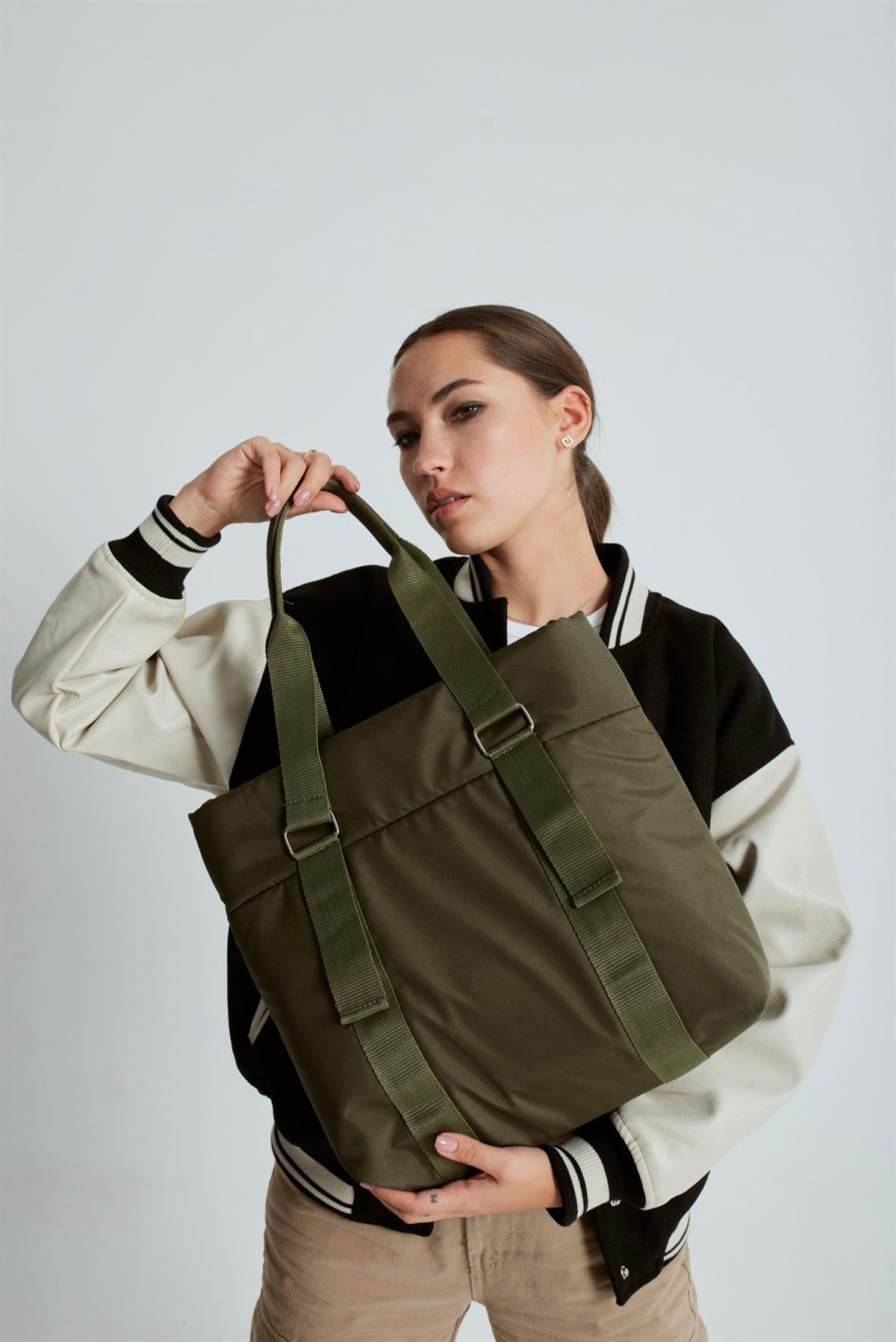 Askılı Kadın Çantası Haki