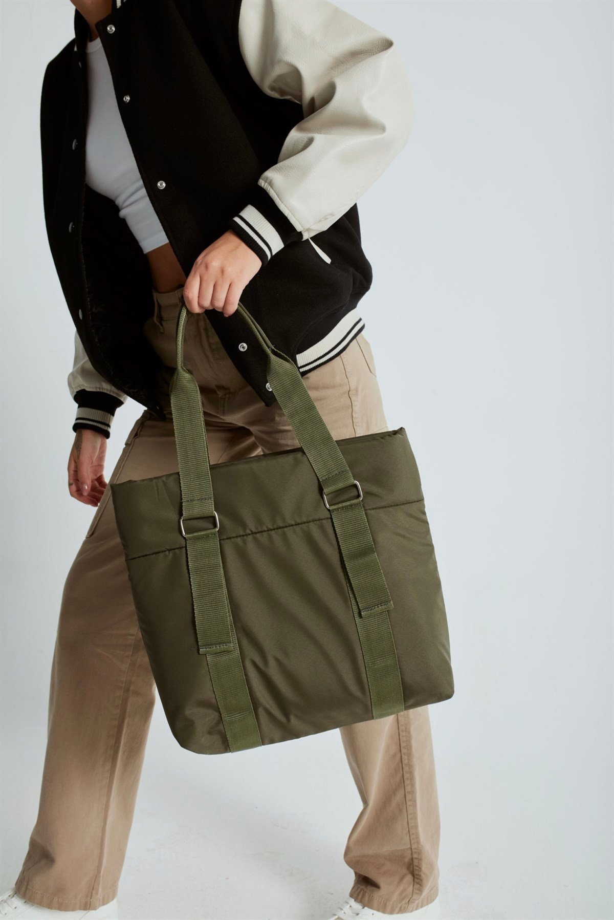 Askılı Kadın Çantası Haki