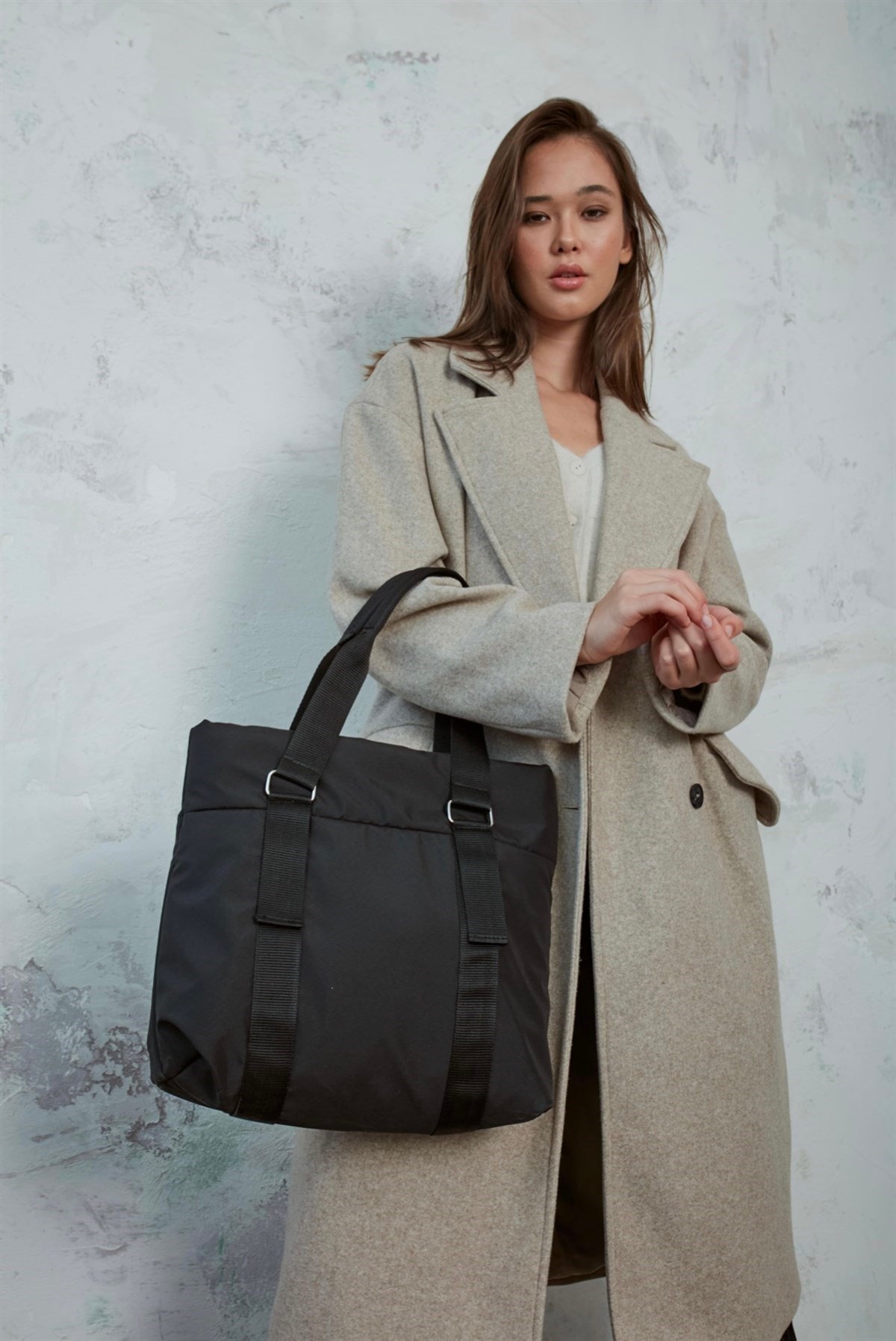 Askılı Kadın Çantası SİYAH