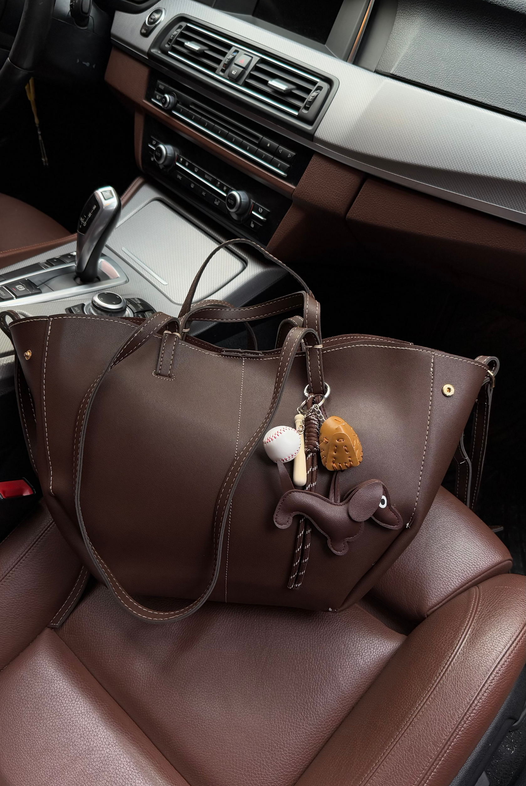 Çanta Aksesuar Charm DOG BROWN