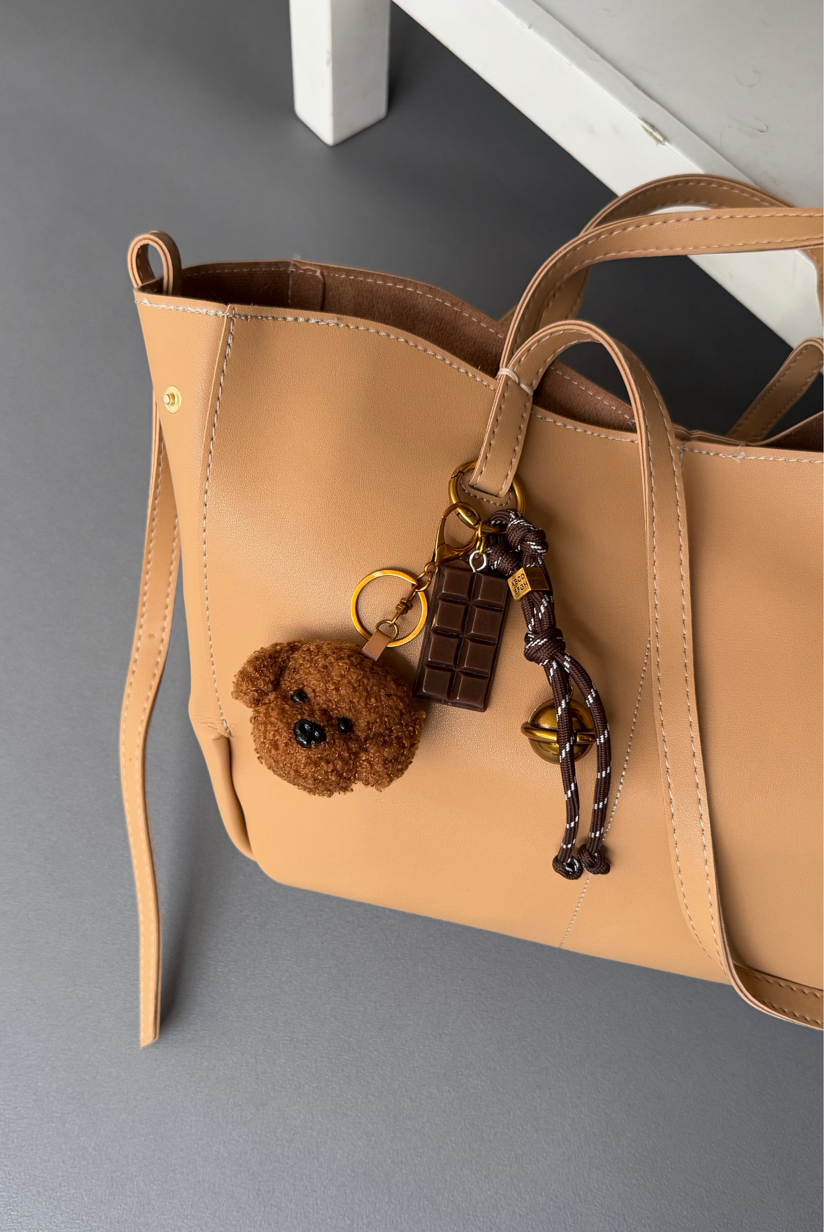 Çanta Aksesuar Charm DOG CHOCOLATE