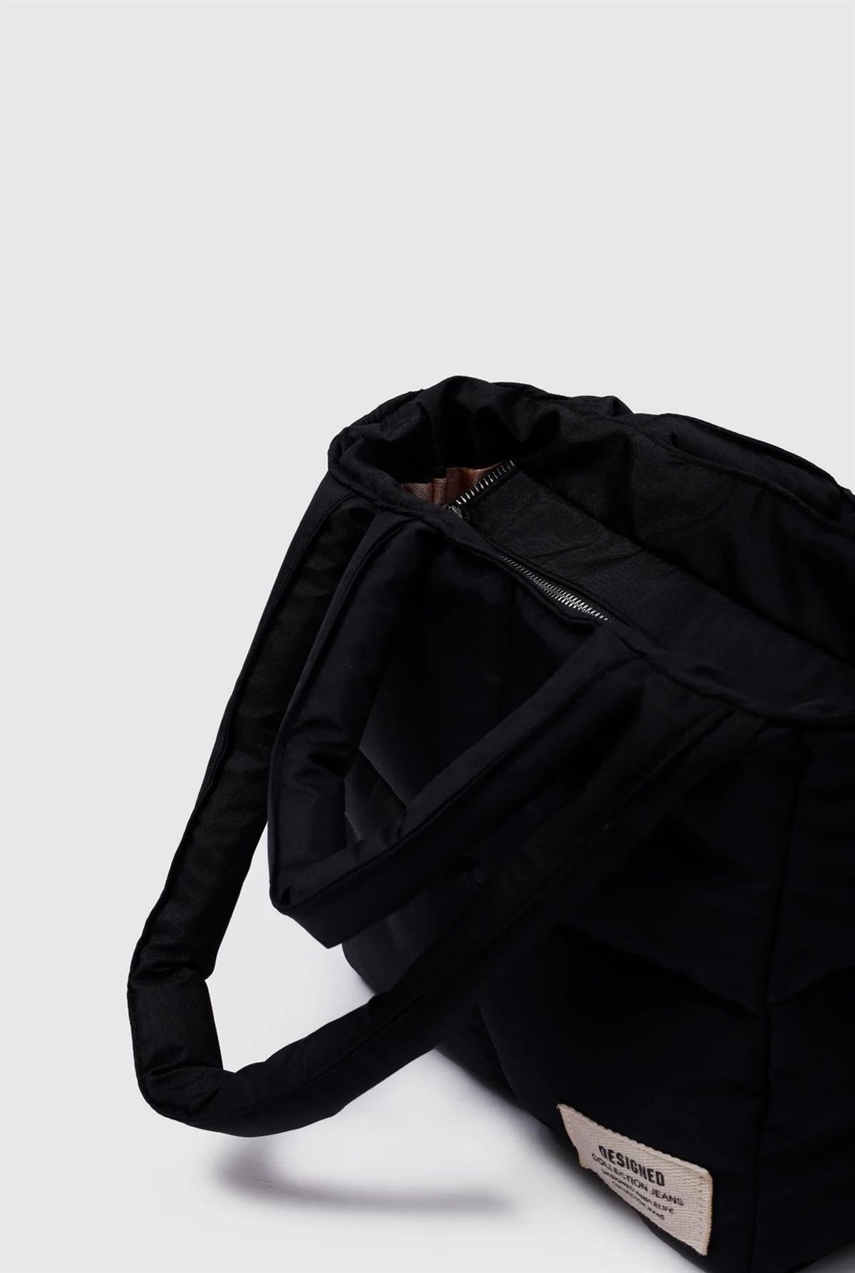 Çift Askılı Kapitone Kadın Çanta SİYAH