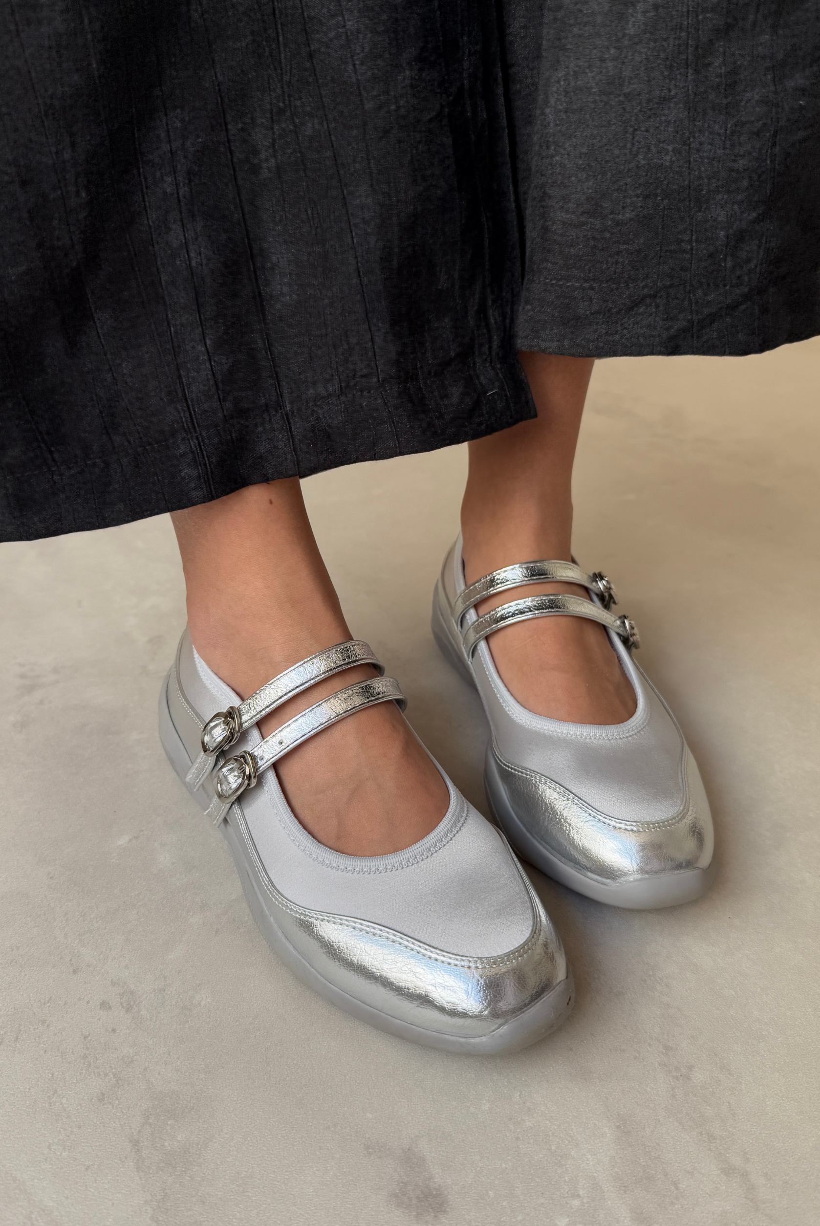 Kadın Atkılı Babet SİLVER