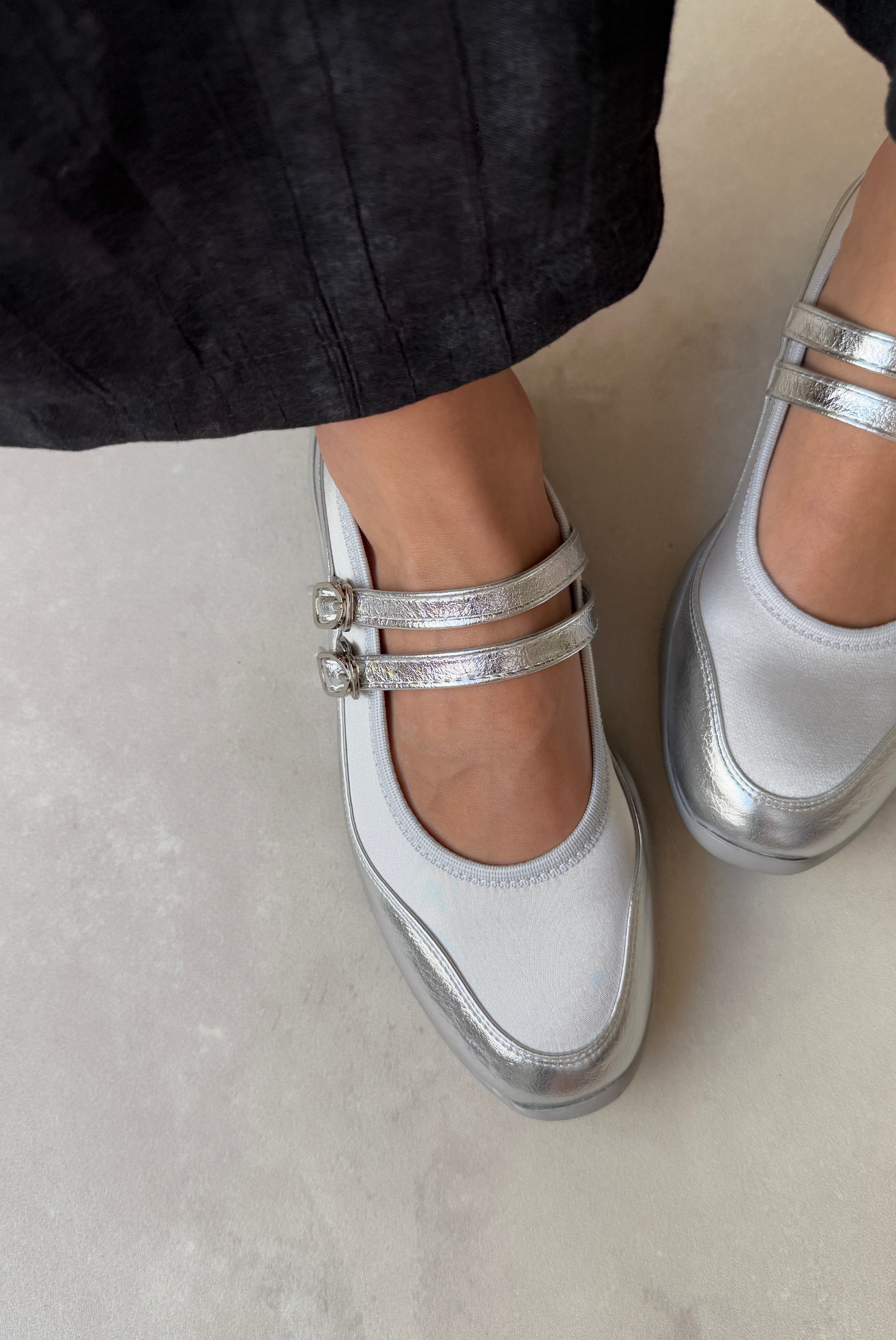 Kadın Atkılı Babet SİLVER