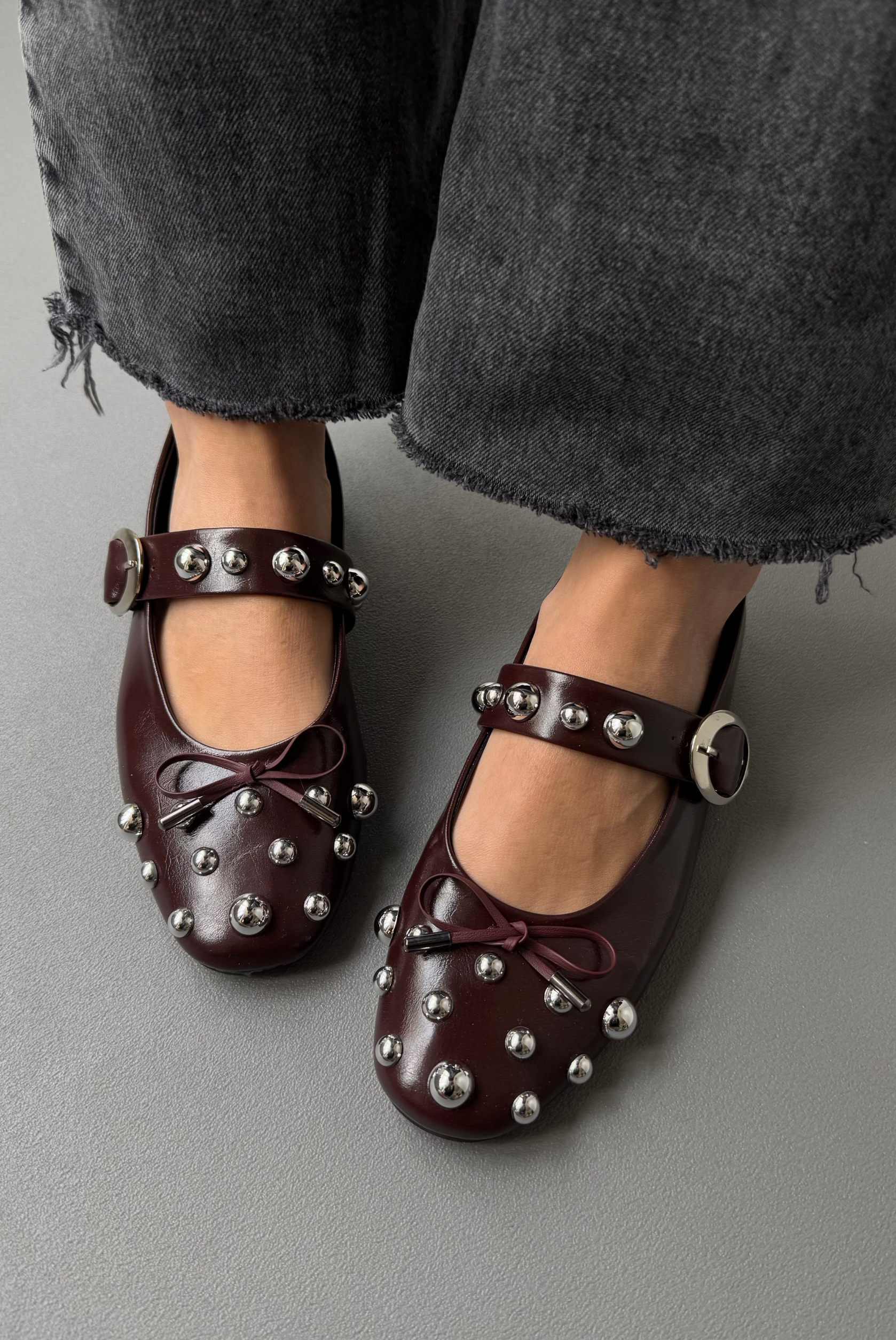 Kadın Babet BORDO RUGAN