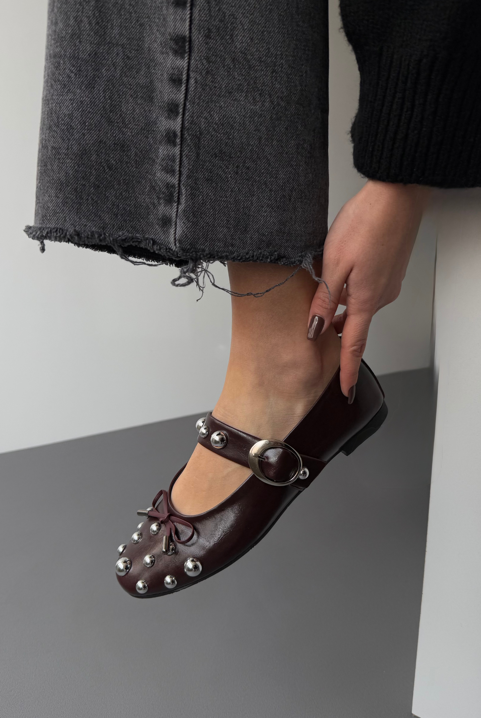 Kadın Babet BORDO RUGAN