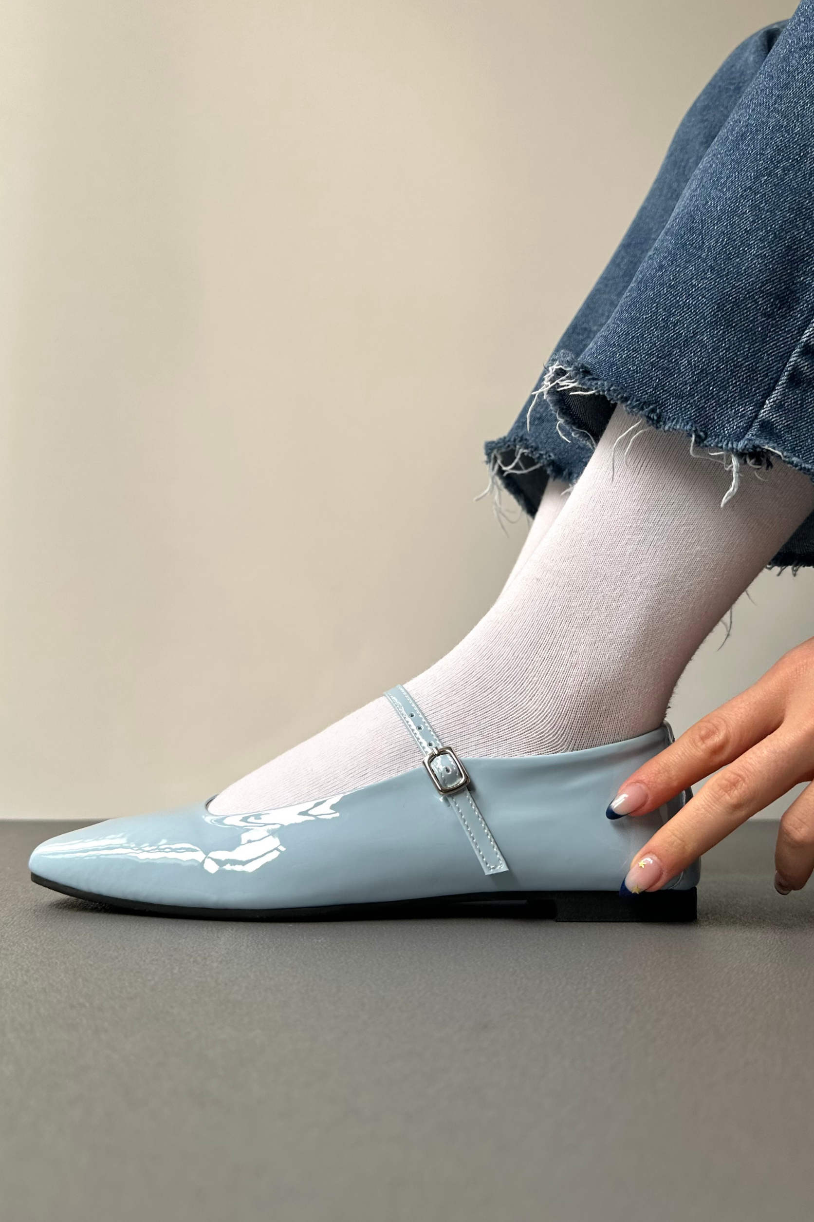 Kadın Babet  MAVİ RUGAN