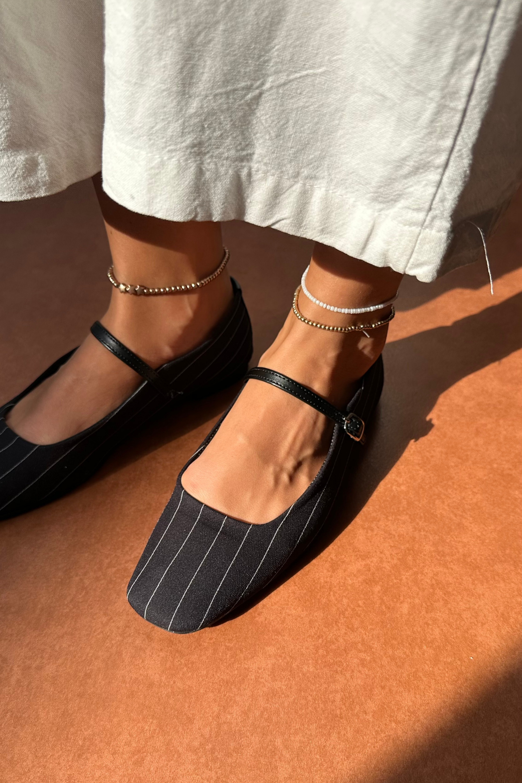 Kadın Babet  SİYAH ÇİZGİLİ KUMAŞ