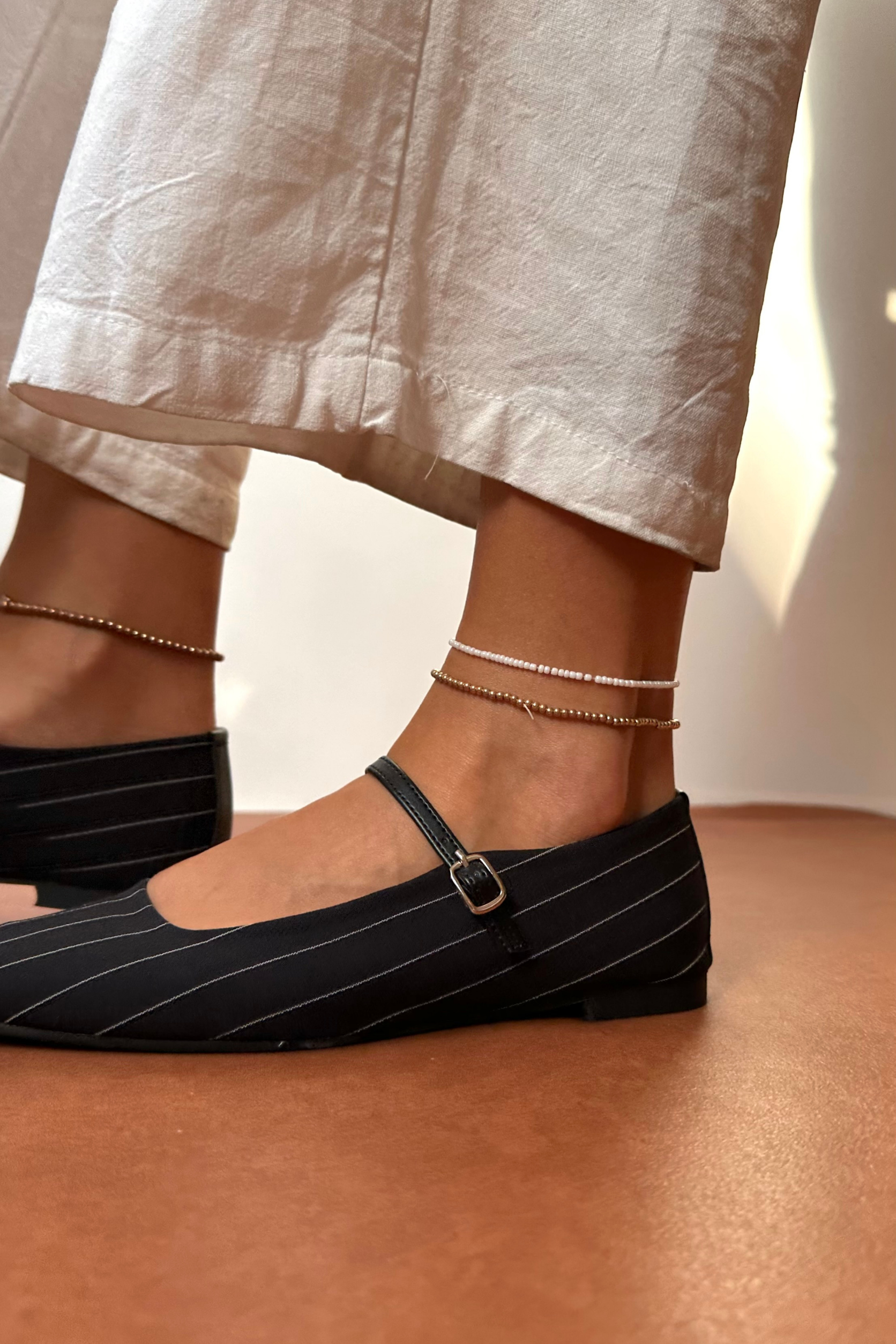 Kadın Babet  SİYAH ÇİZGİLİ KUMAŞ