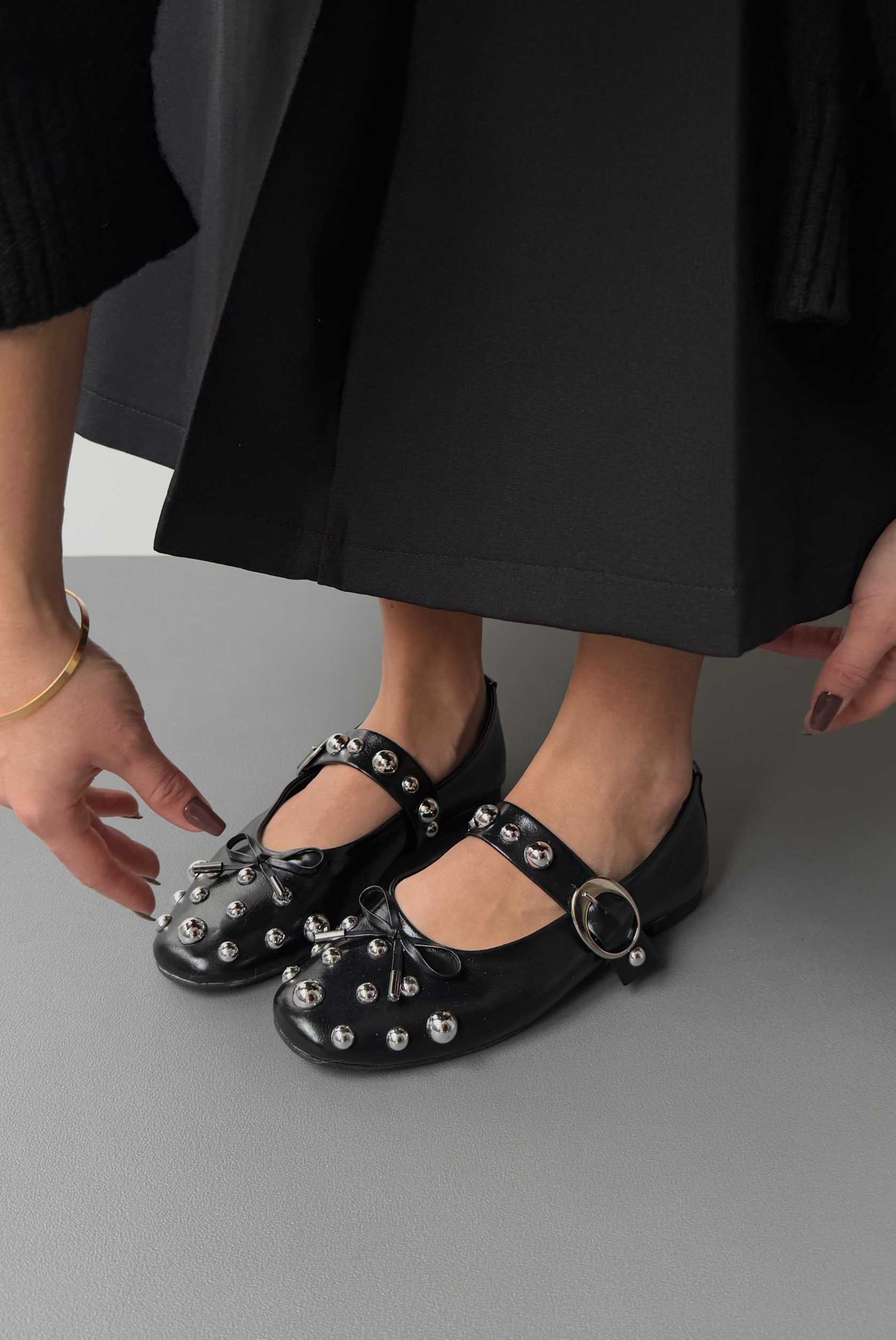 Kadın Babet SİYAH RUGAN