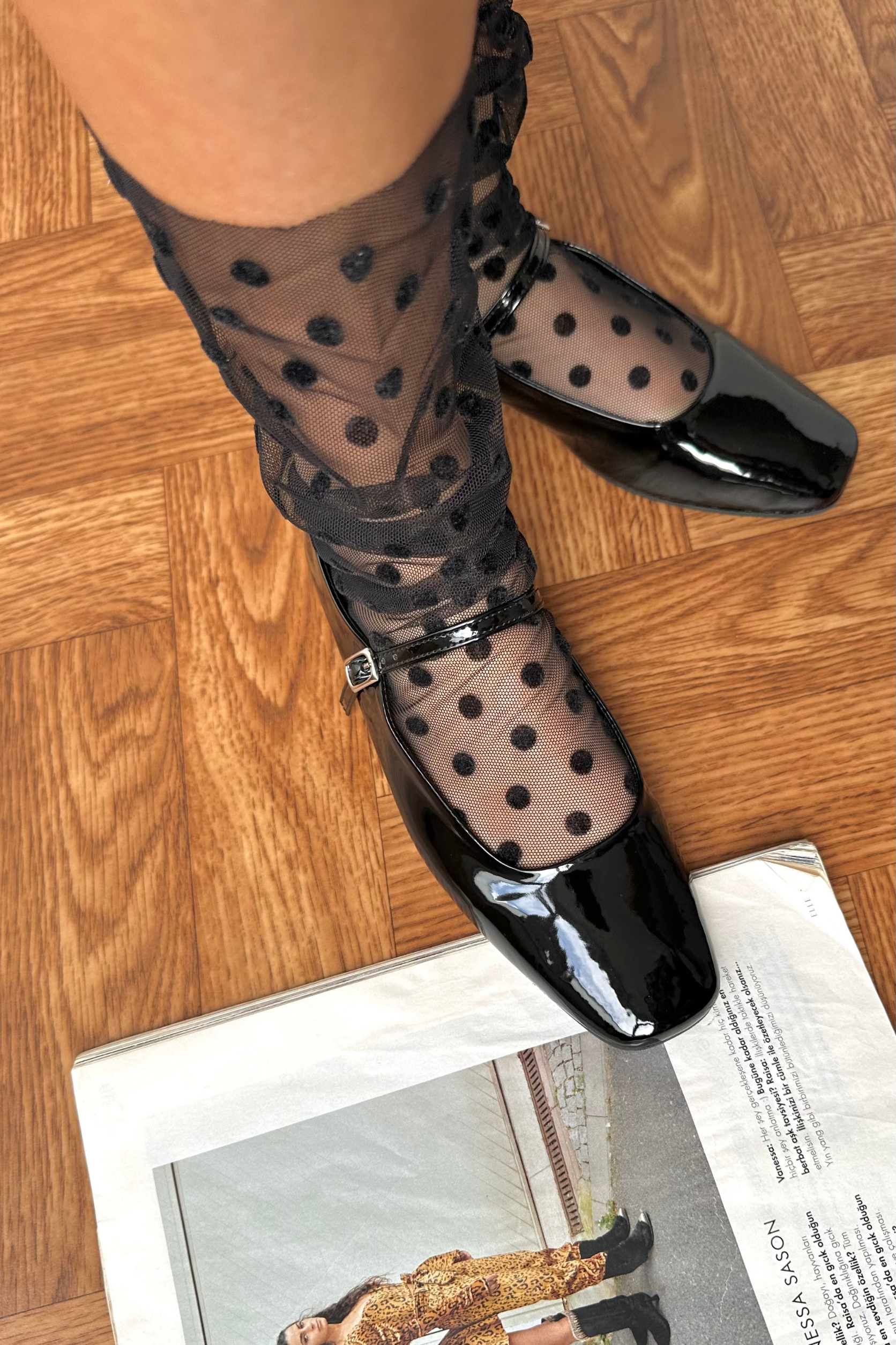 Kadın Babet  SİYAH RUGAN