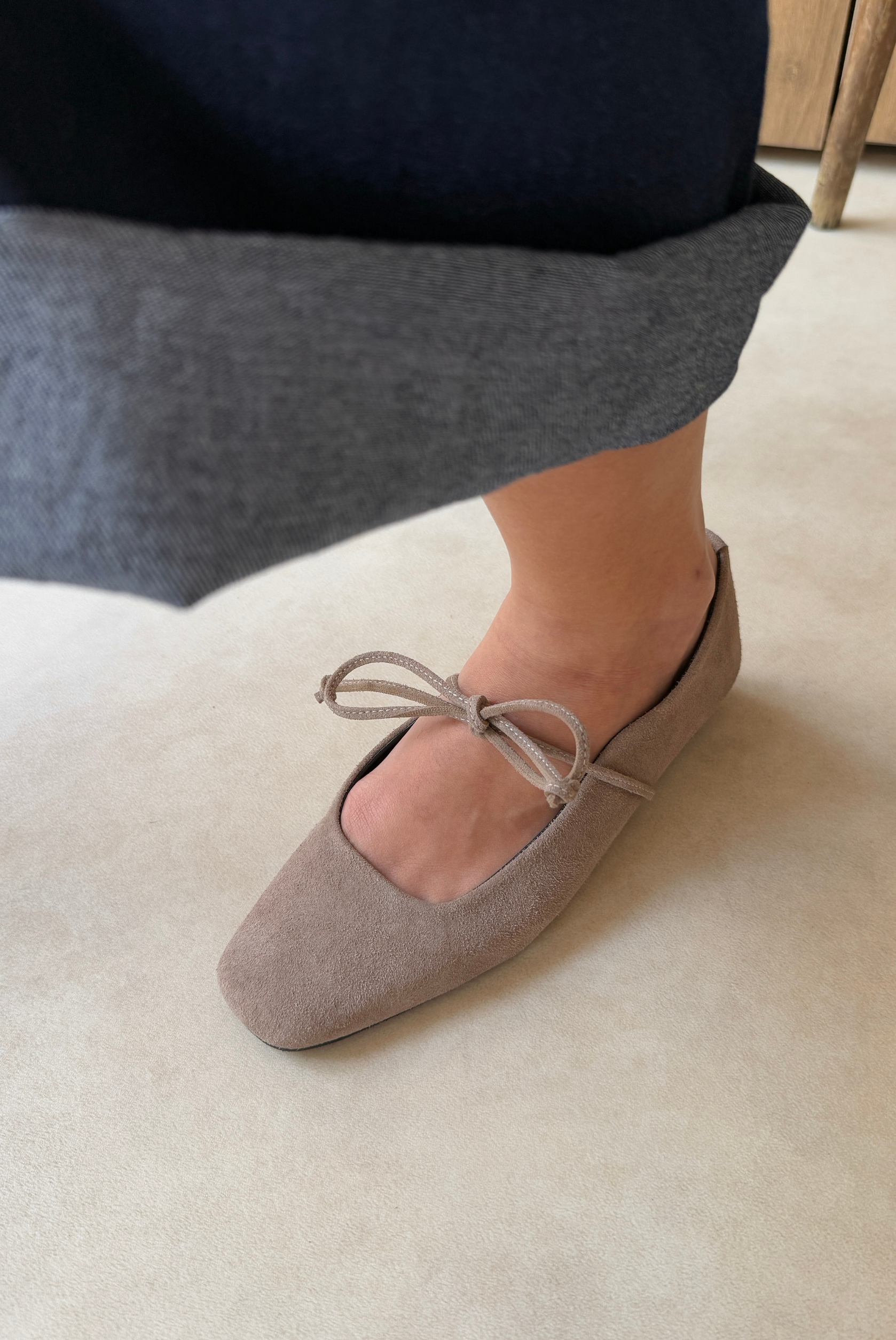 Kadın Babet VİZON SÜET