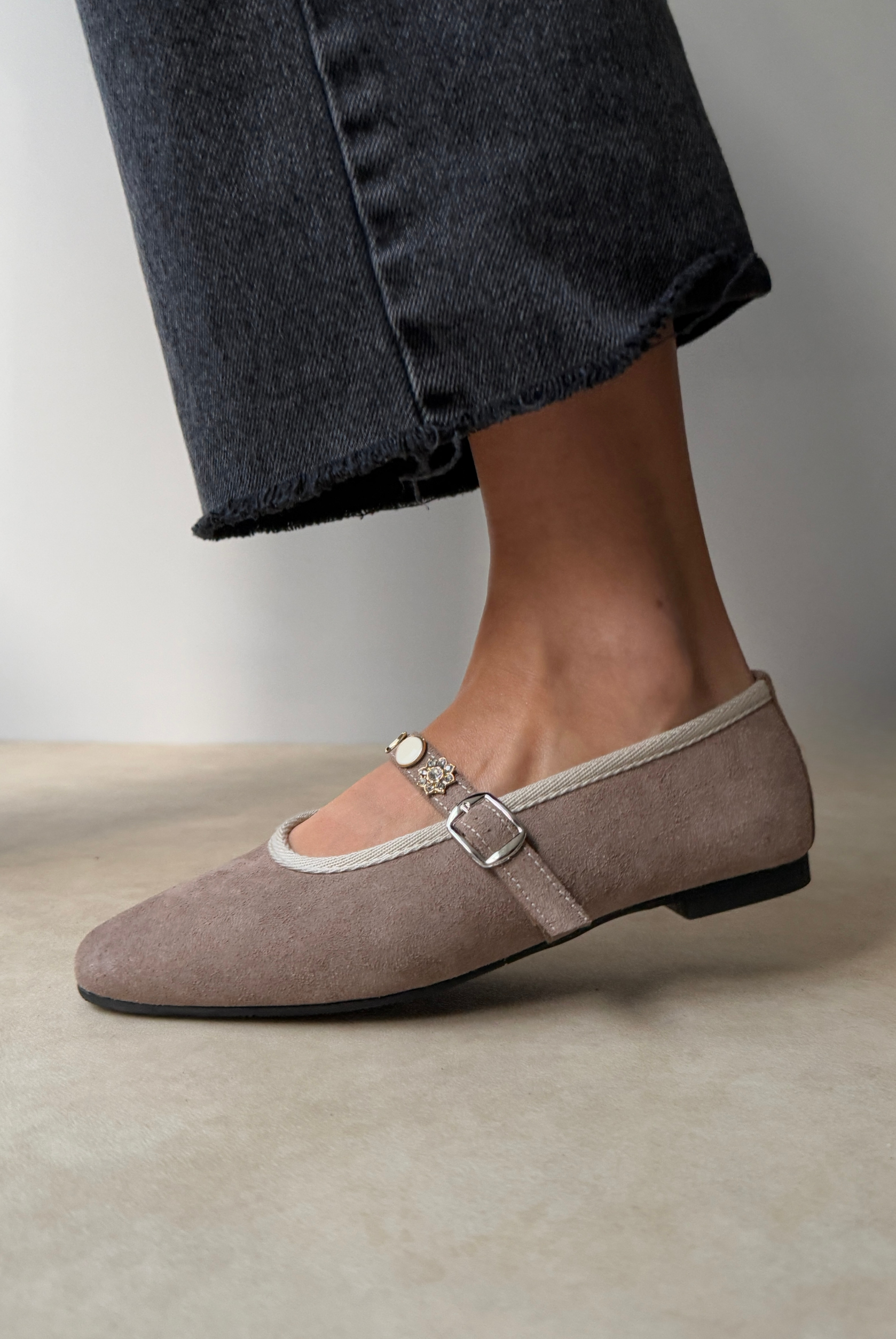 Kadın Babet VİZON SÜET