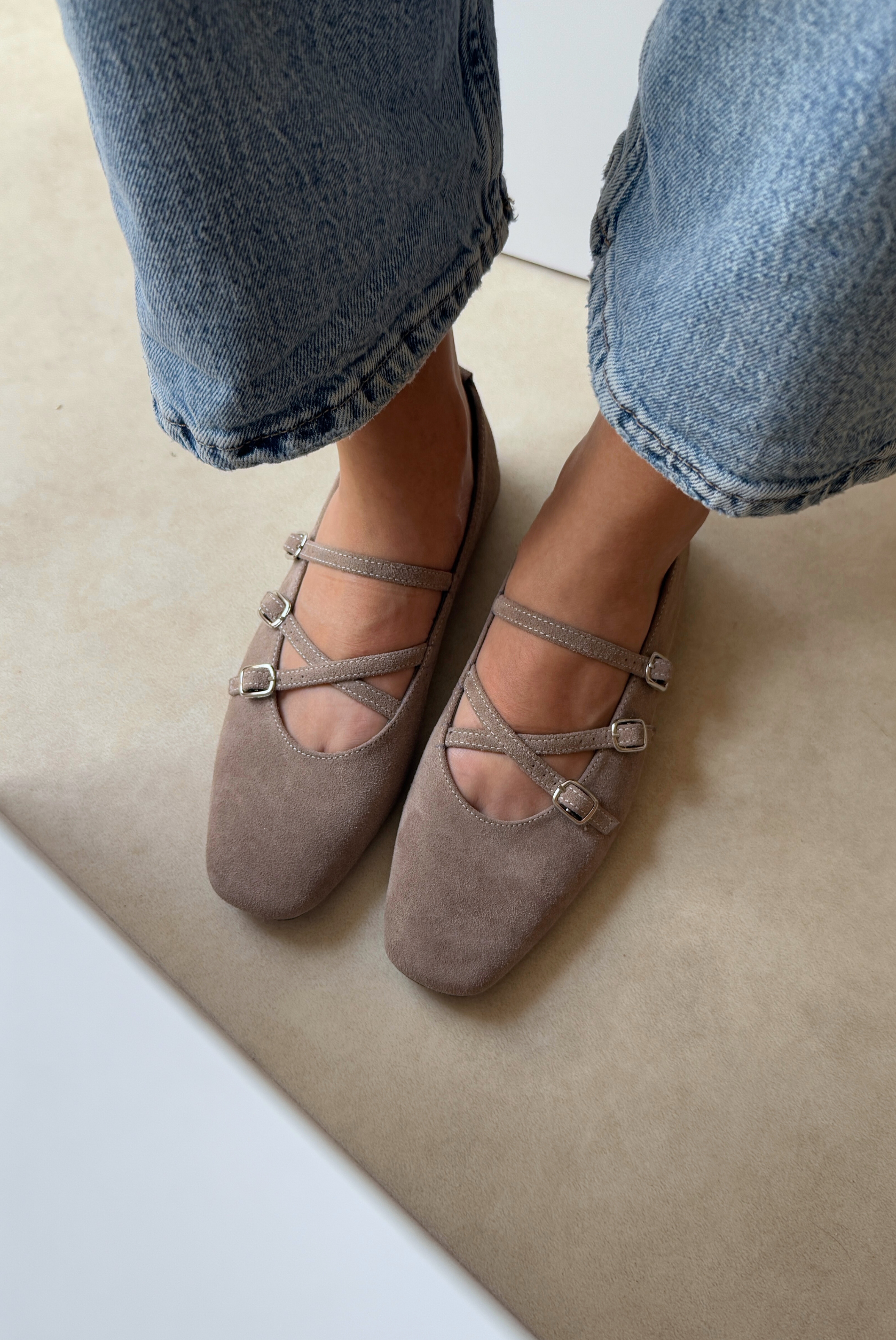 Kadın Babet VİZON SÜET