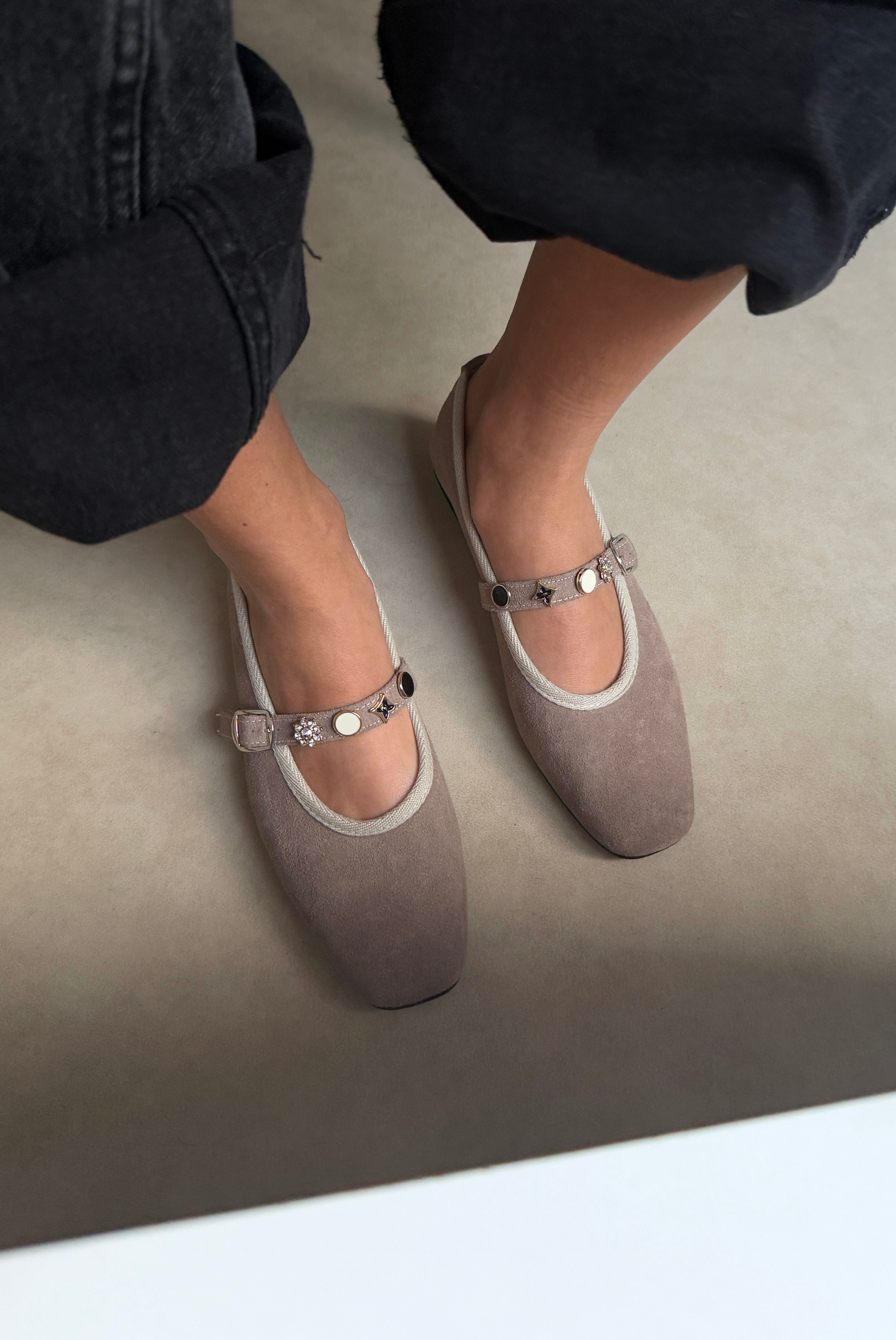 Kadın Babet VİZON SÜET