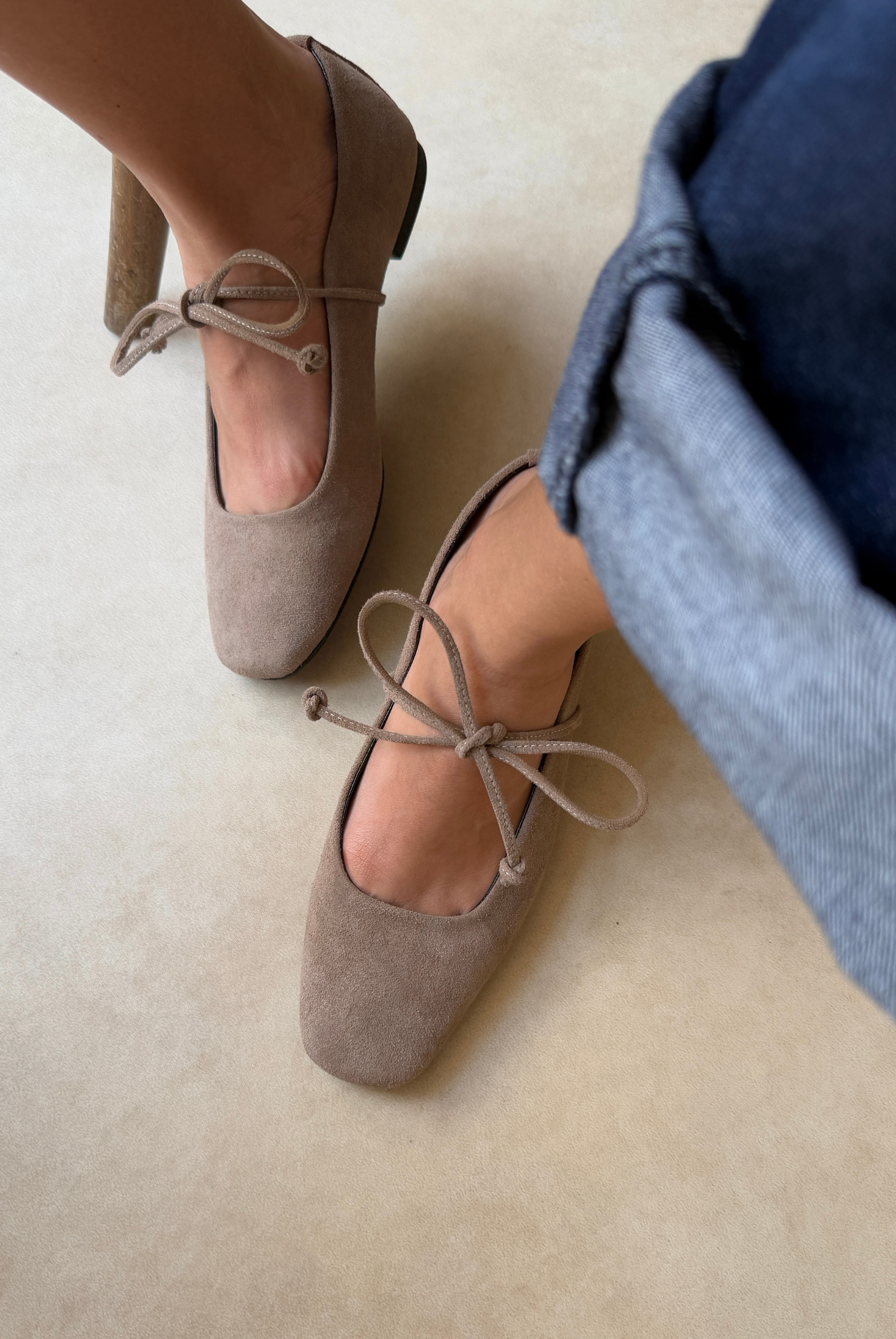 Kadın Babet VİZON SÜET