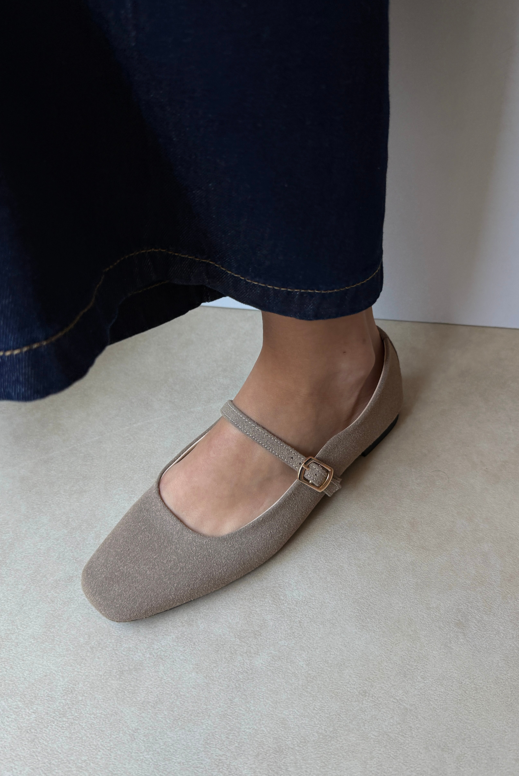 Kadın Babet VİZON SÜET