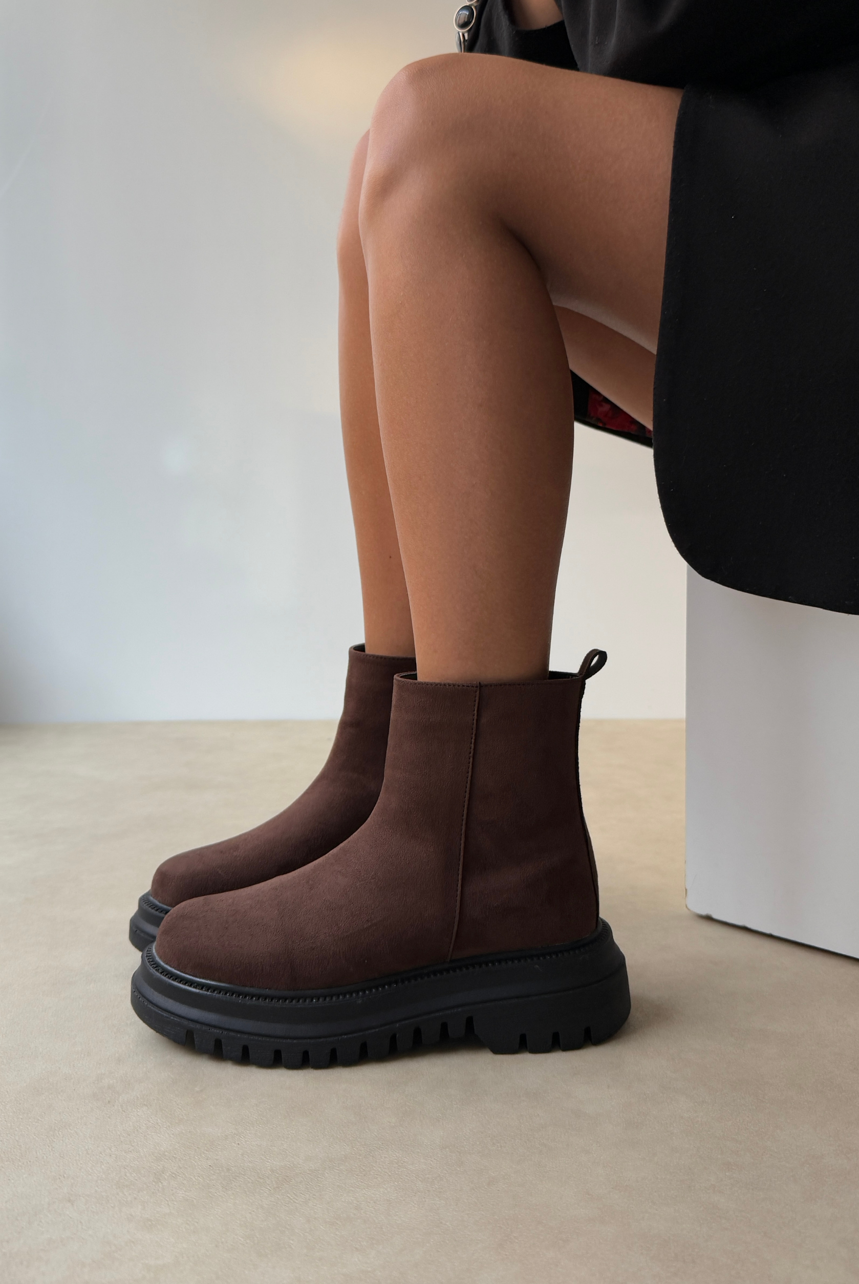 Kadın Bot ACI KAHVE SÜET