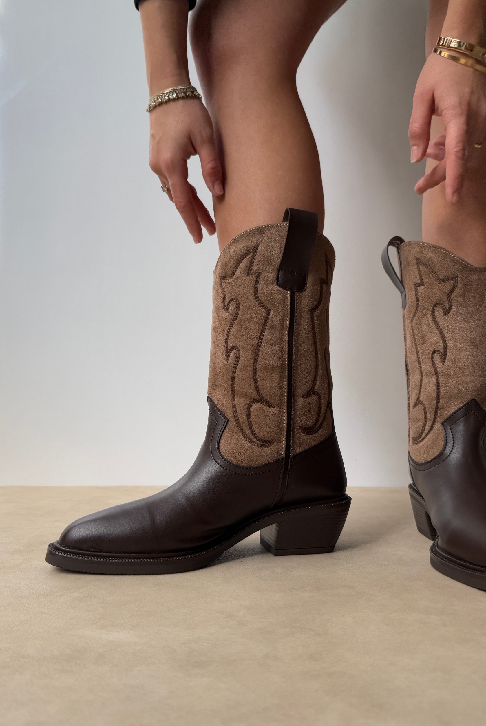 Kadın Bot ACI KAHVE SÜET