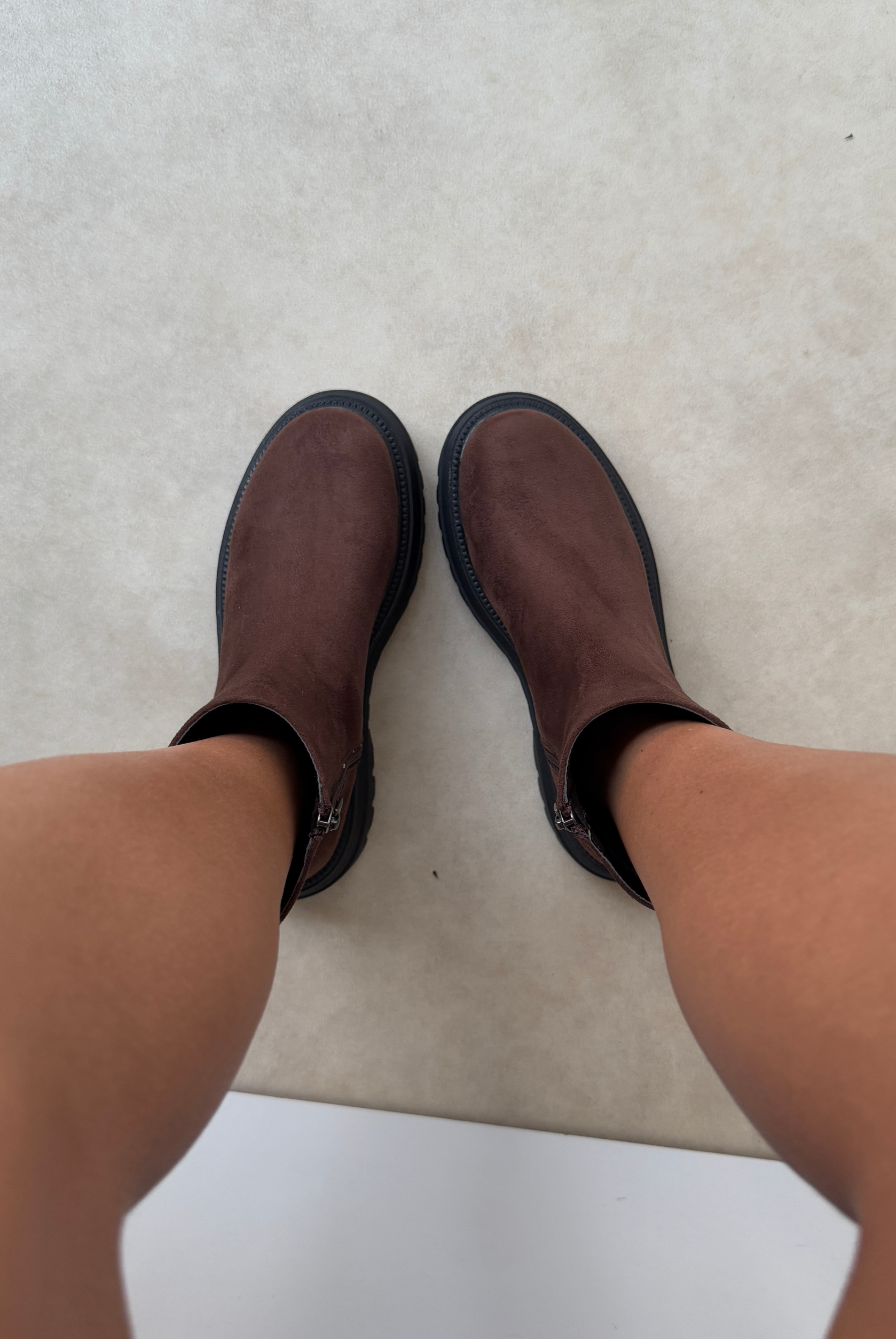 Kadın Bot ACI KAHVE SÜET