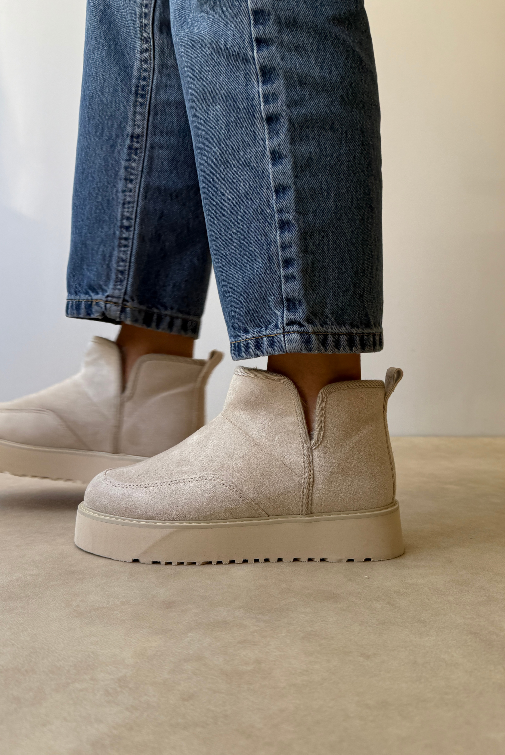 Kadın Bot  BEJ SÜET