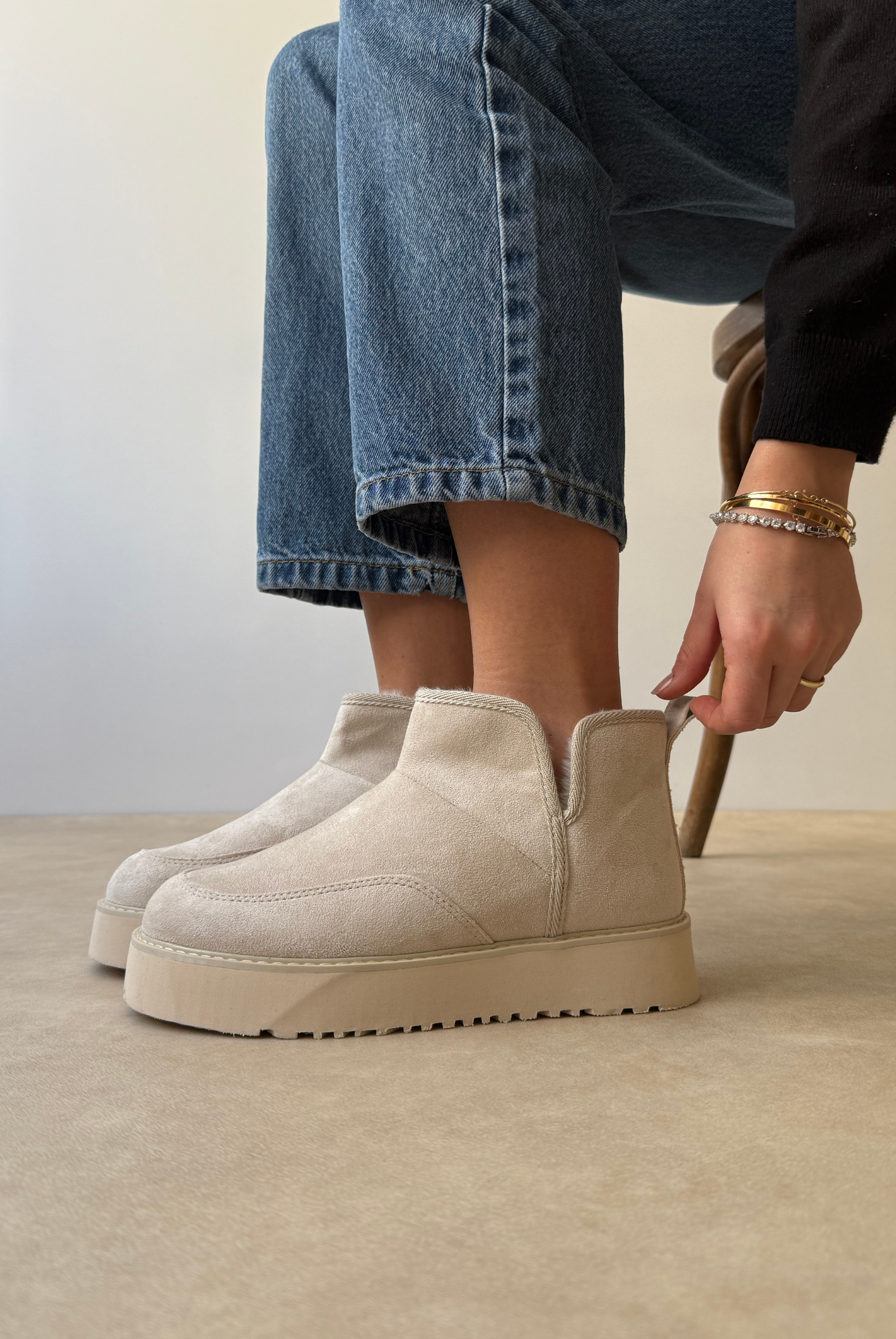 Kadın Bot  BEJ SÜET