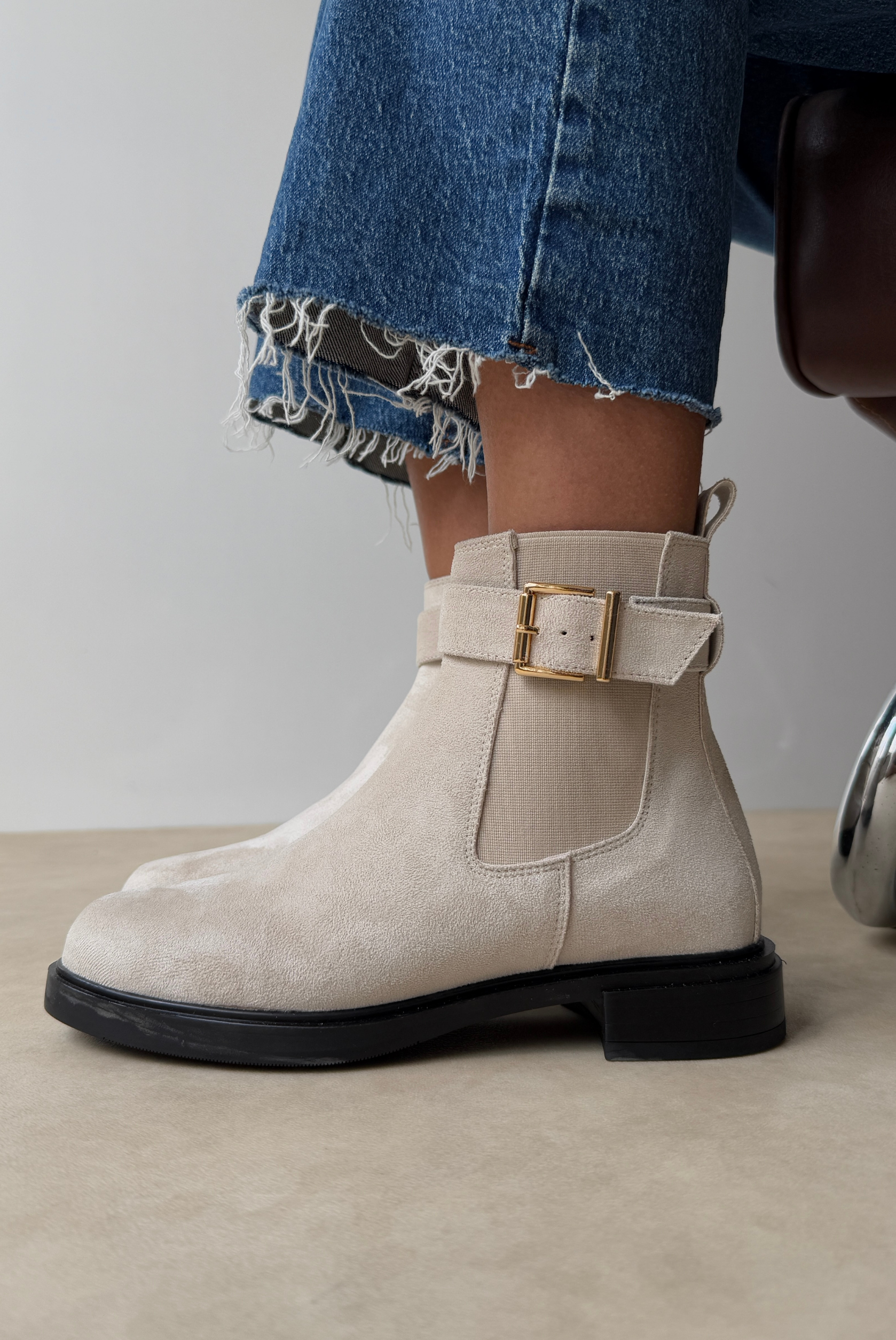 Kadın Bot BEJ SÜET