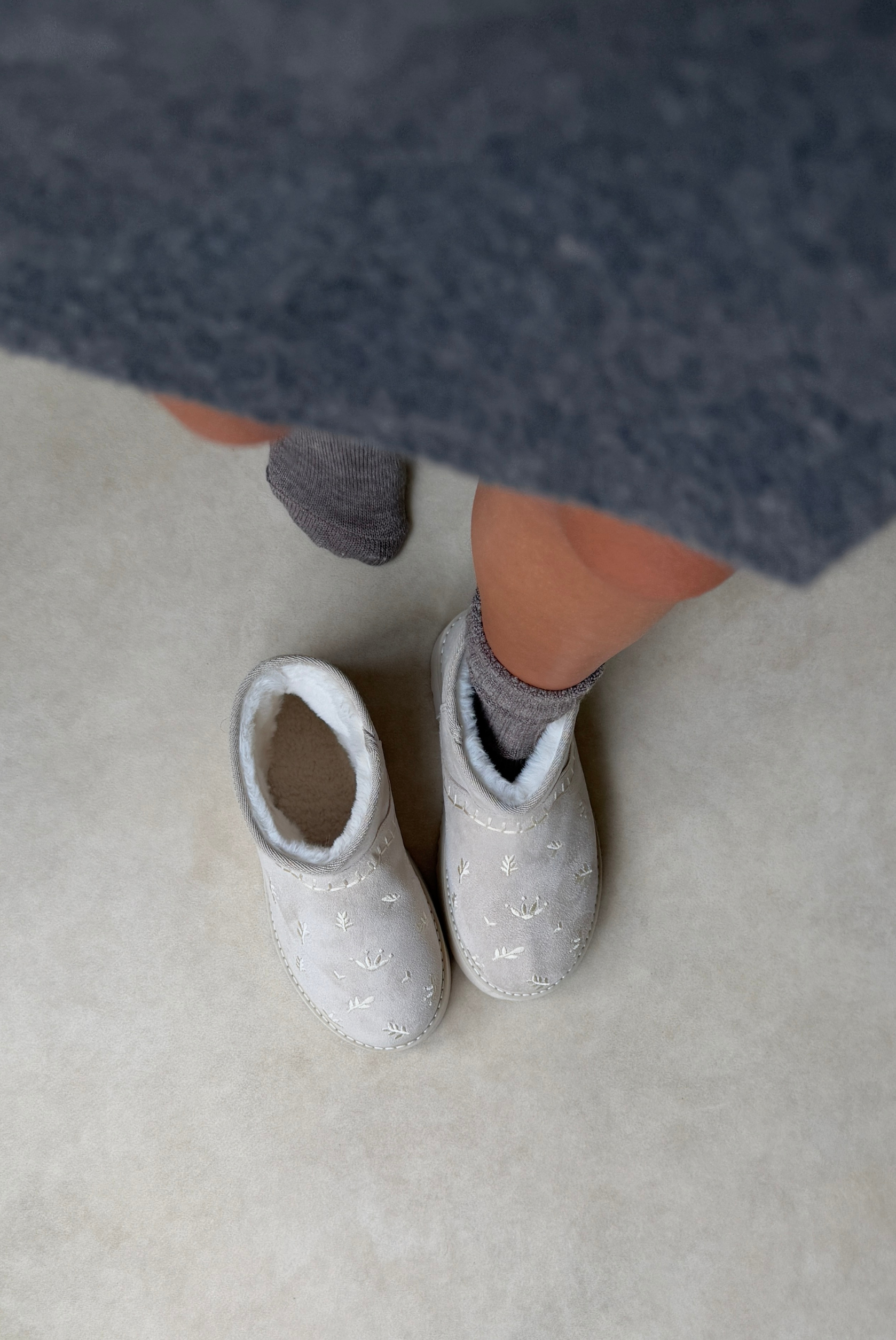 Kadın Bot BEJ SÜET