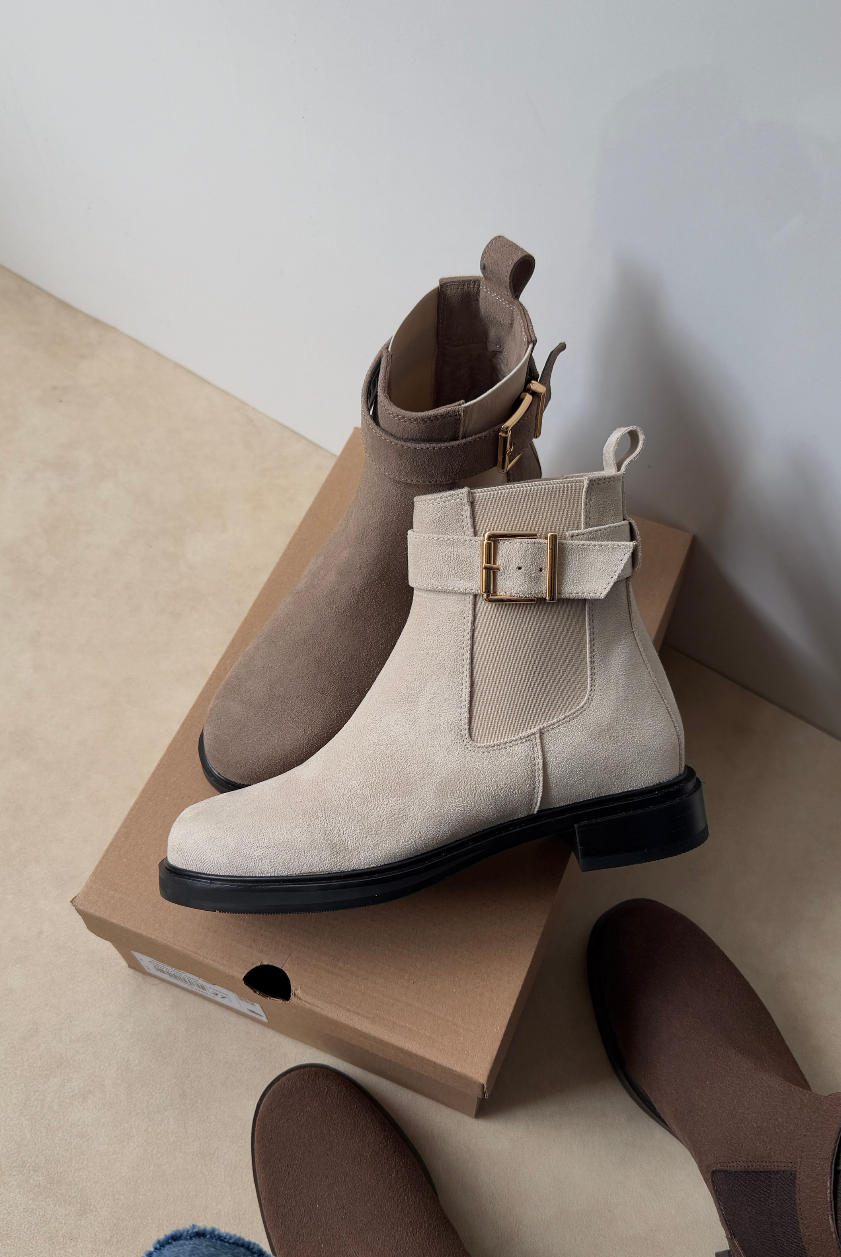 Kadın Bot BEJ SÜET