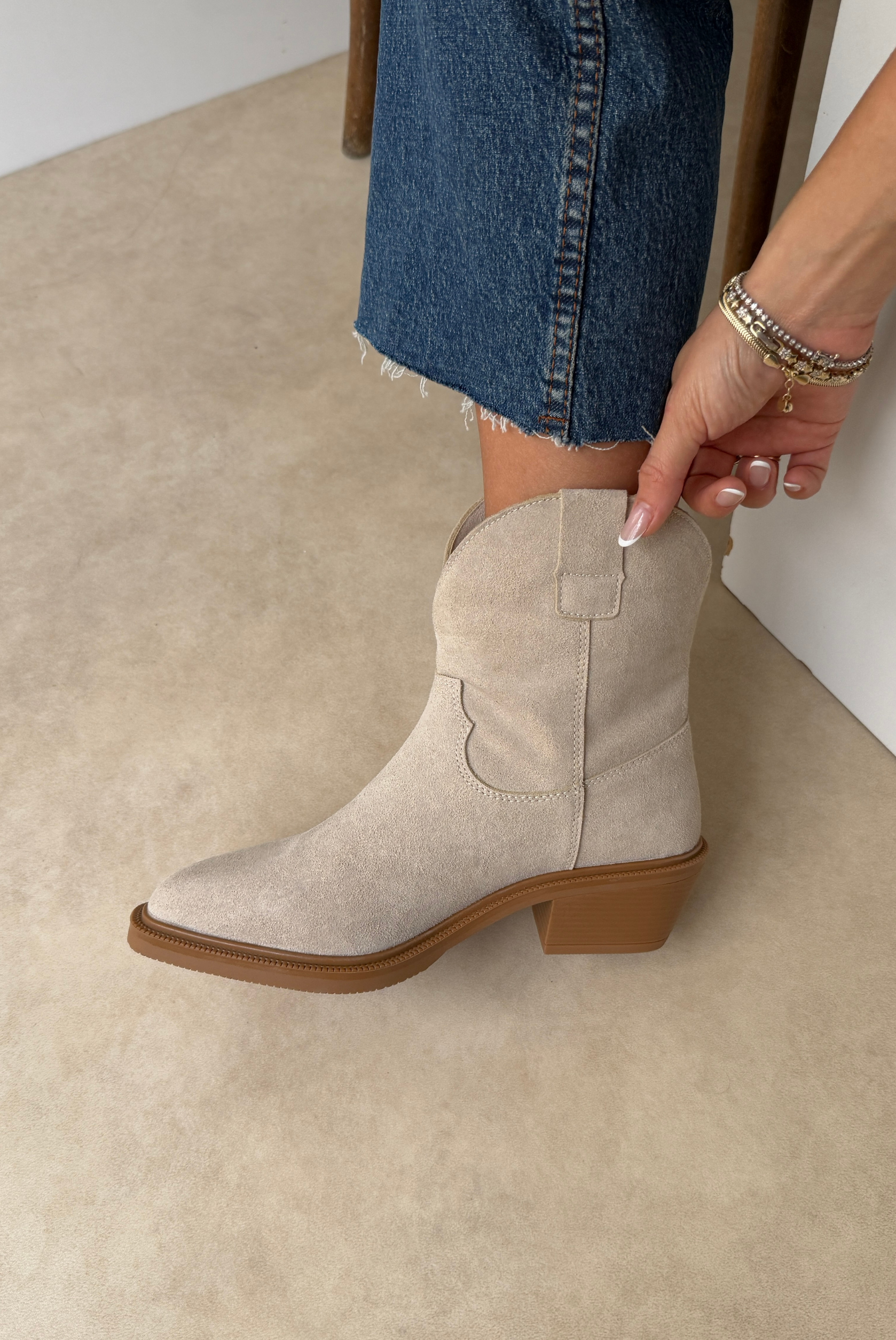 Kadın Bot BEJ SÜET