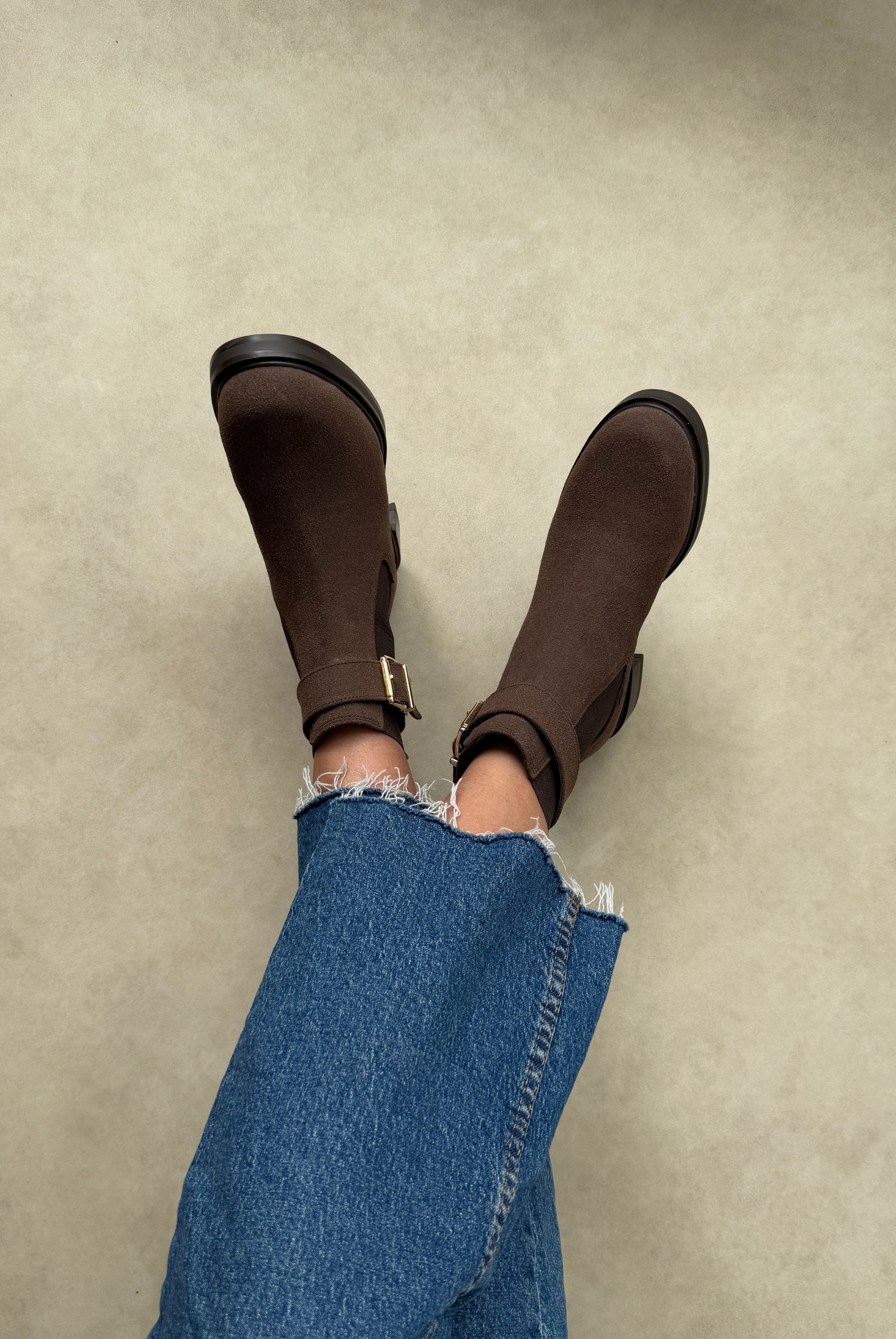 Kadın Bot KAHVE SÜET