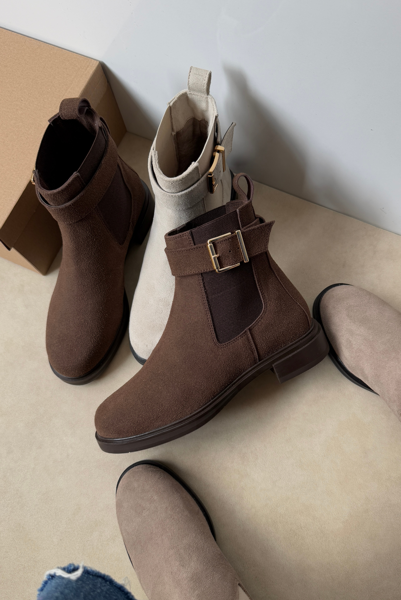 Kadın Bot KAHVE SÜET