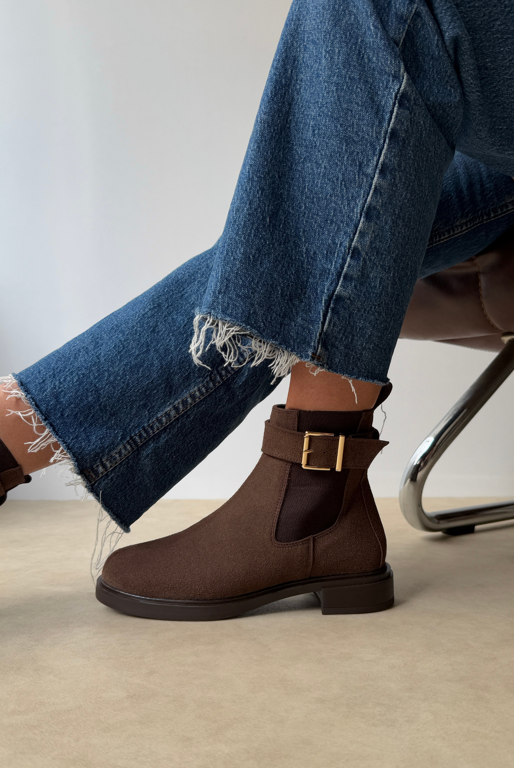 Kadın Bot KAHVE SÜET