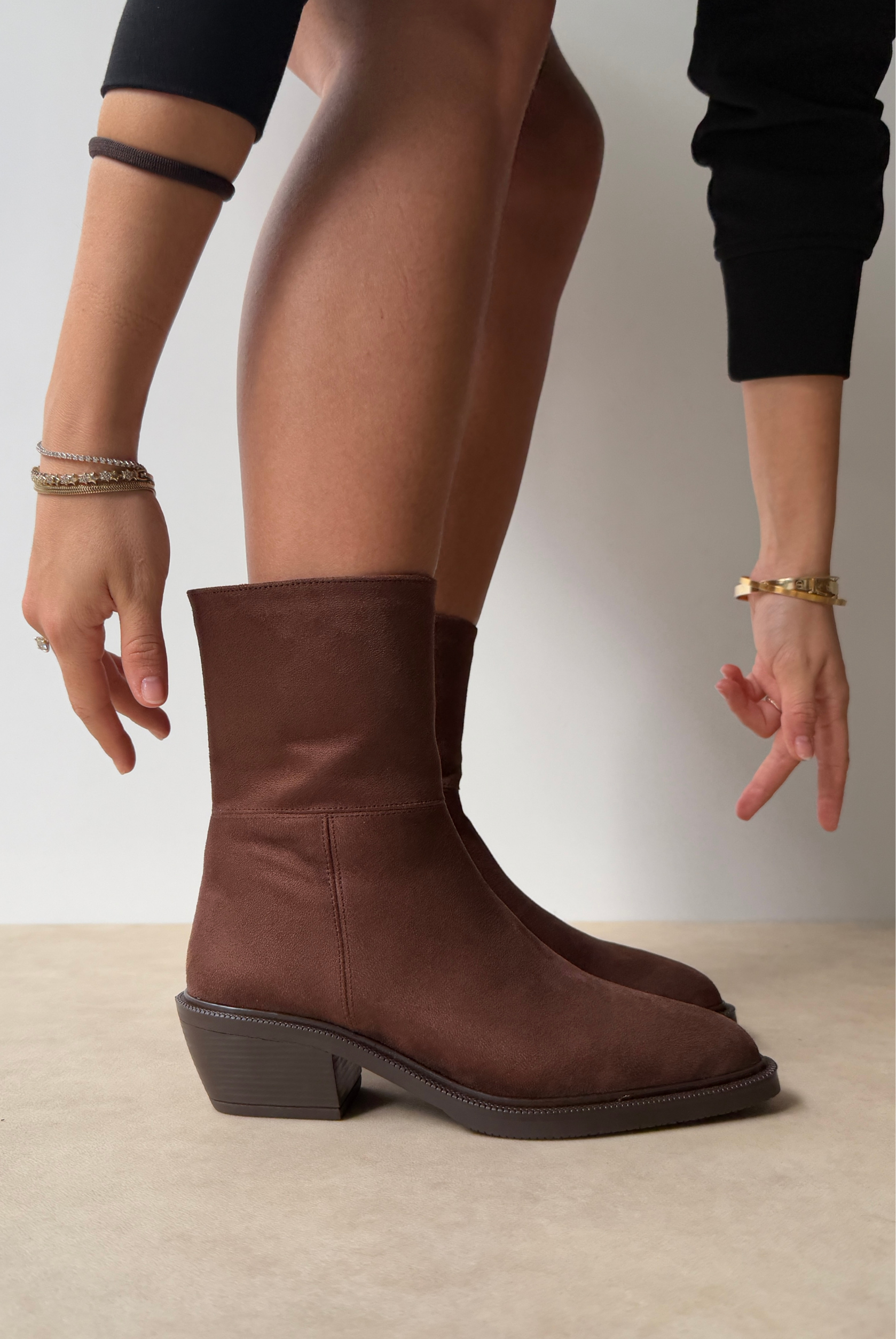 Kadın Bot KAHVE SÜET