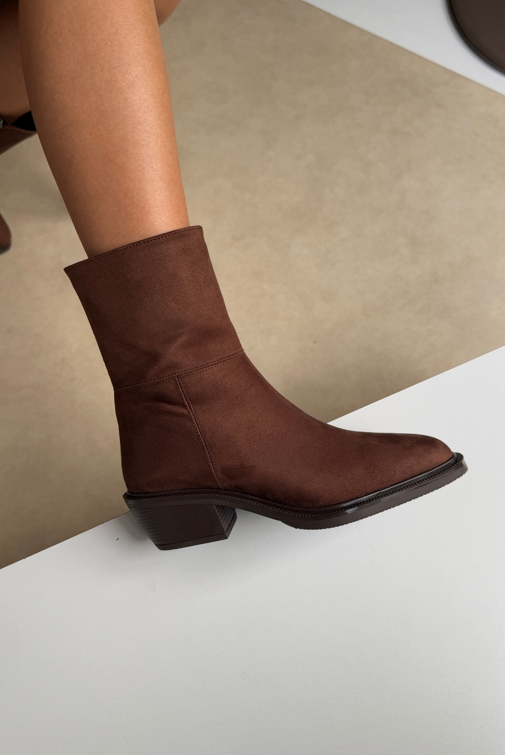 Kadın Bot KAHVE SÜET