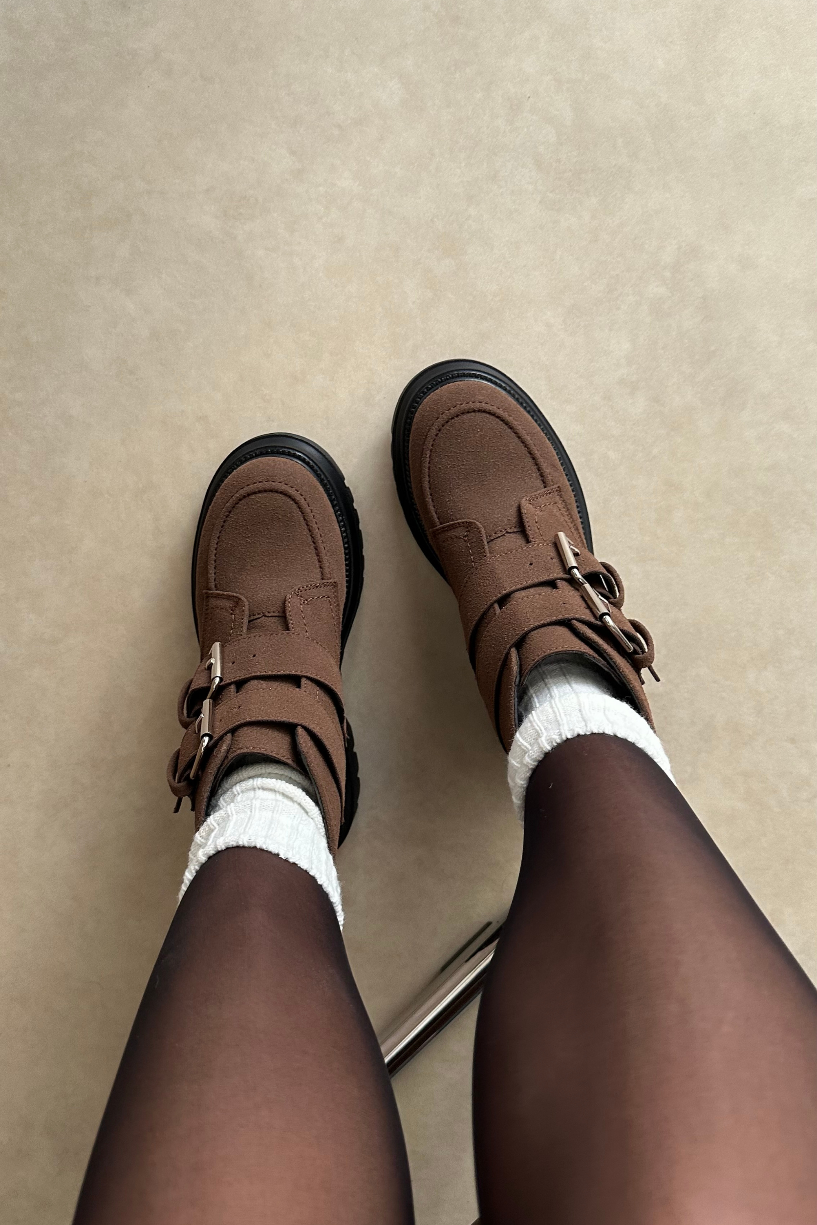 Kadın Bot KAHVE SÜET