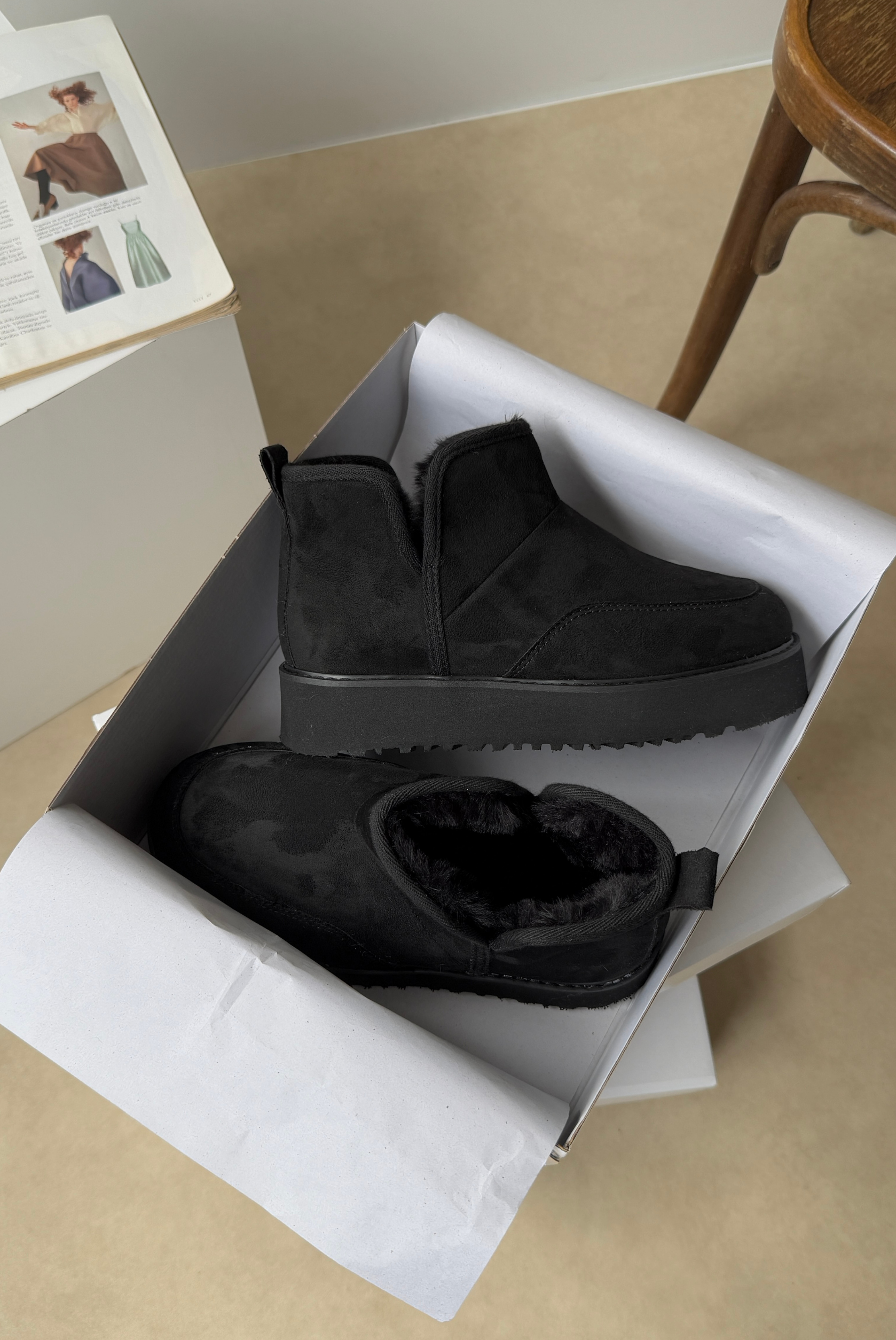 Kadın Bot  SİYAH SÜET