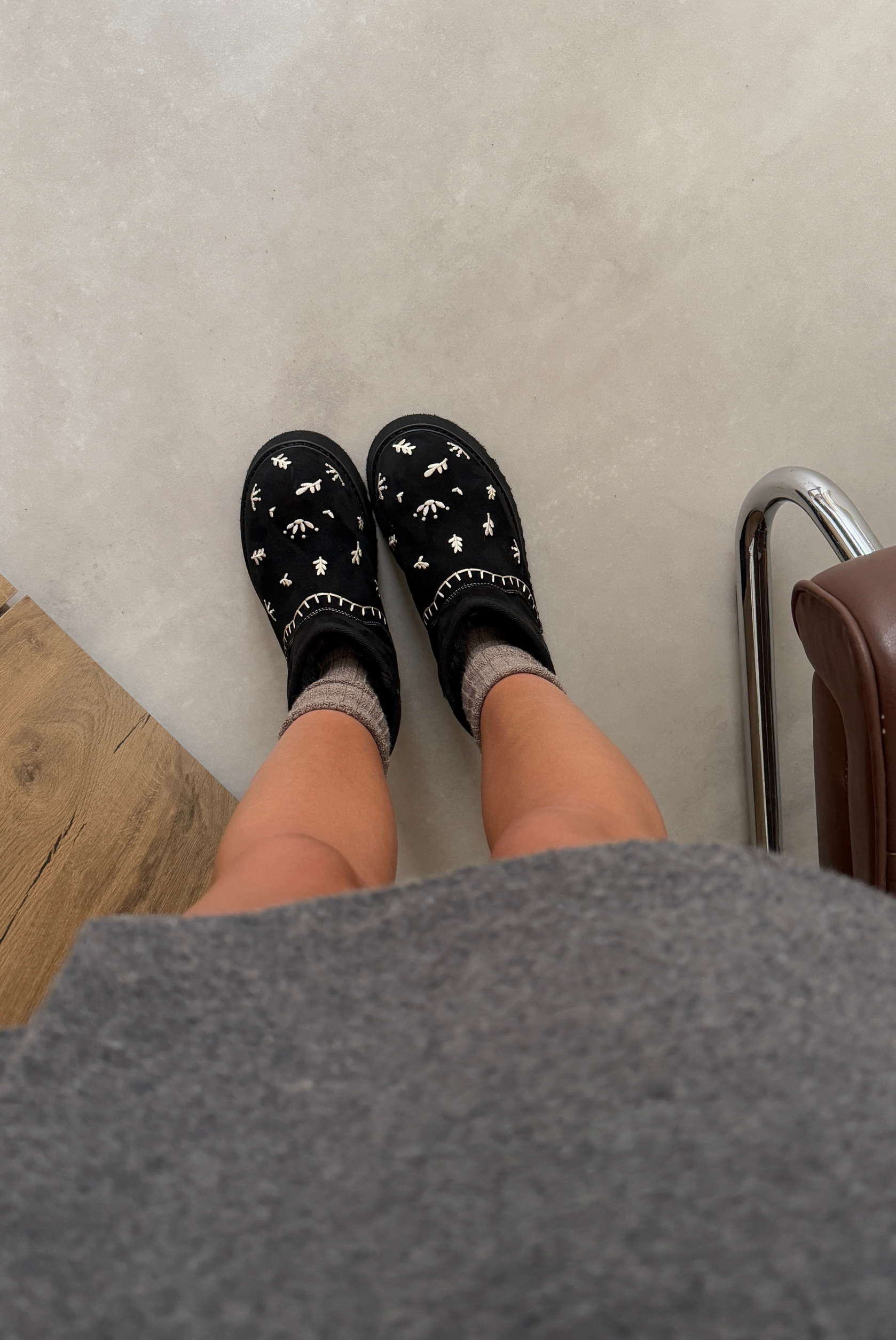 Kadın Bot SİYAH SÜET