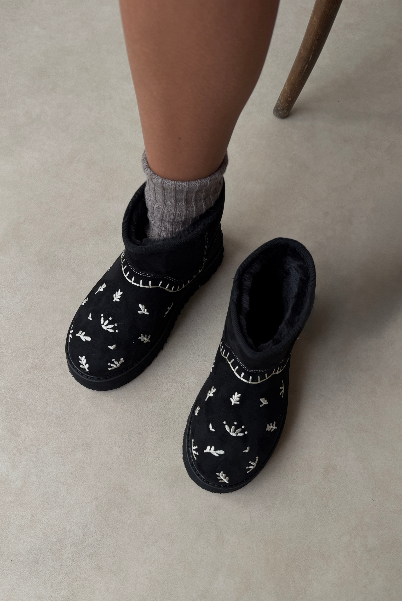 Kadın Bot SİYAH SÜET