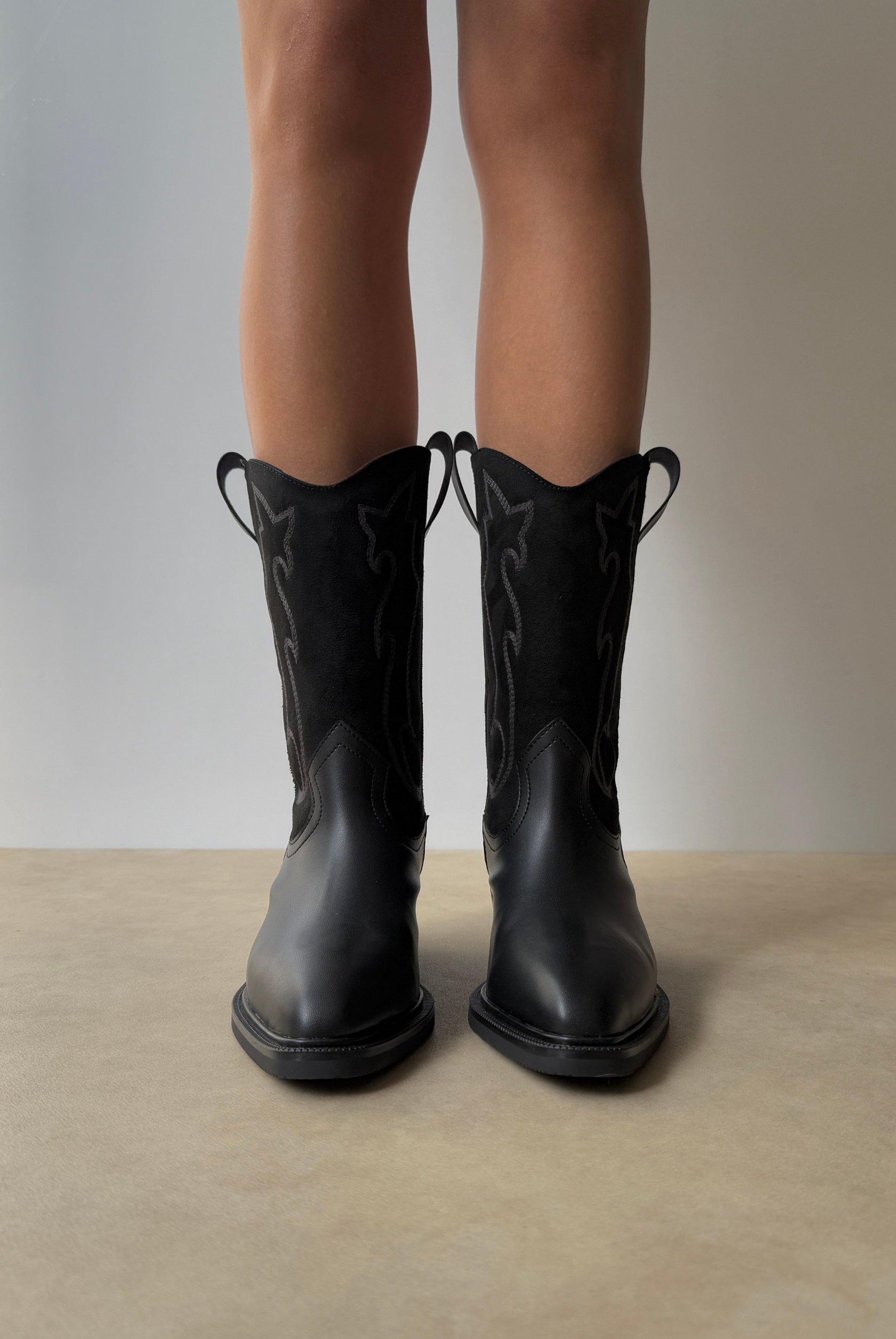 Kadın Bot SİYAH SÜET