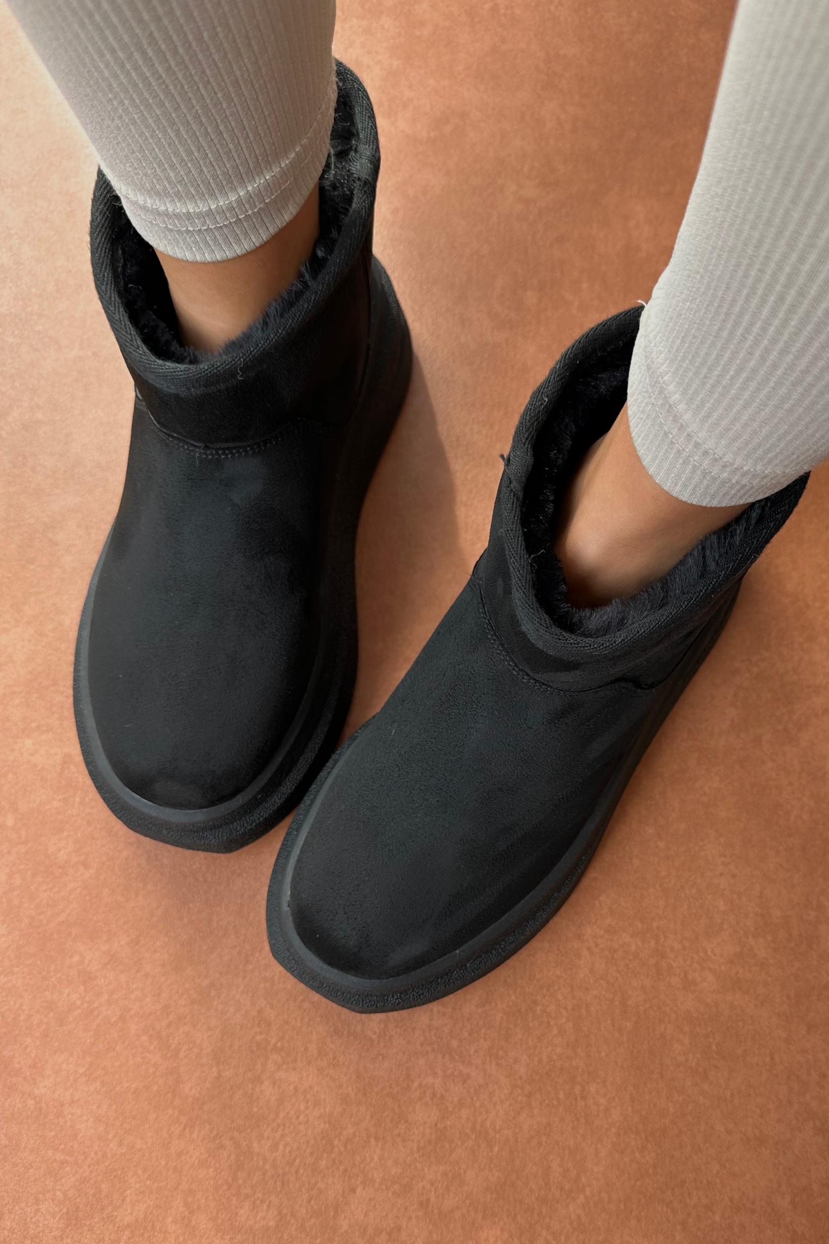 Kadın Bot SİYAH SÜET