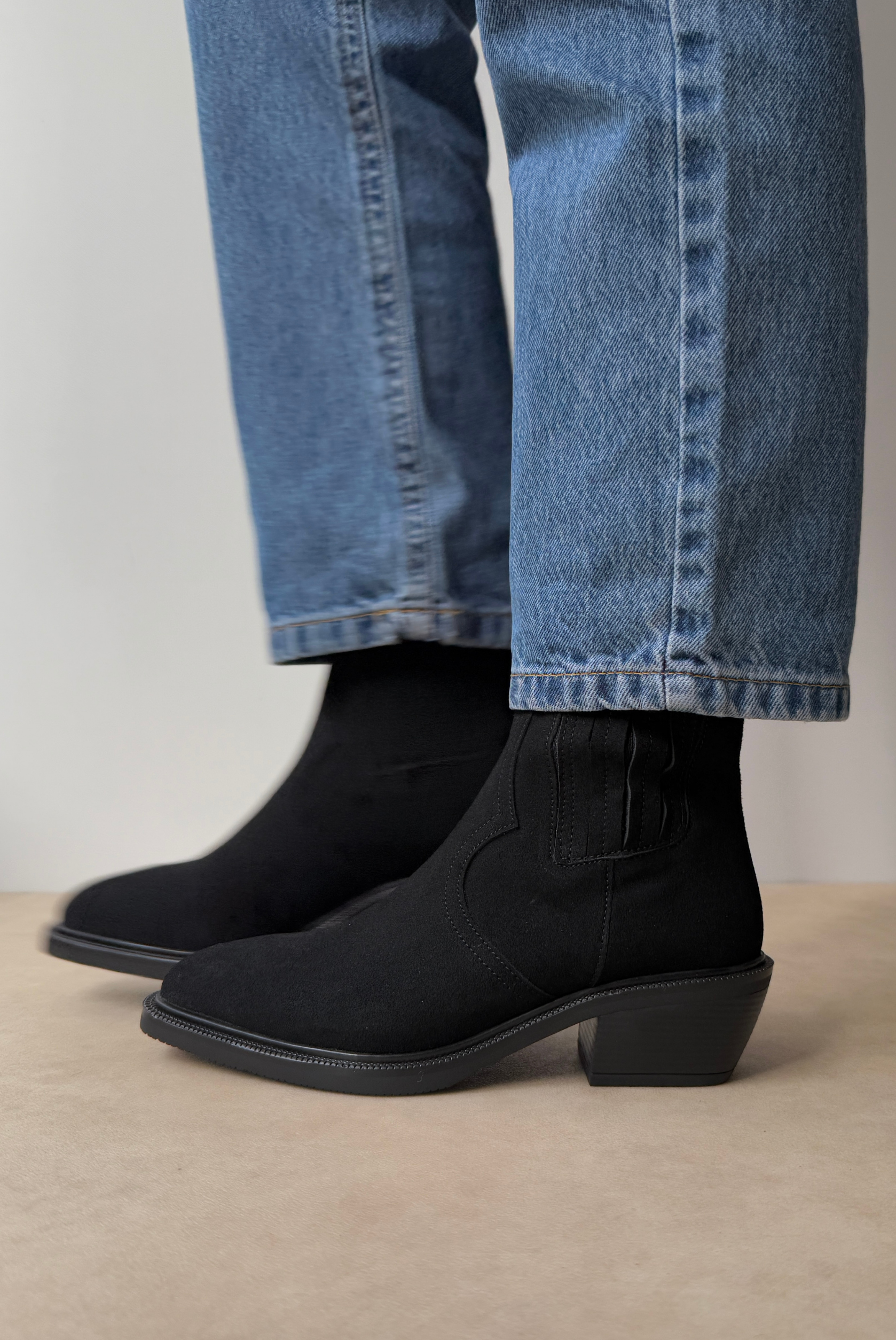 Kadın Bot SİYAH SÜET