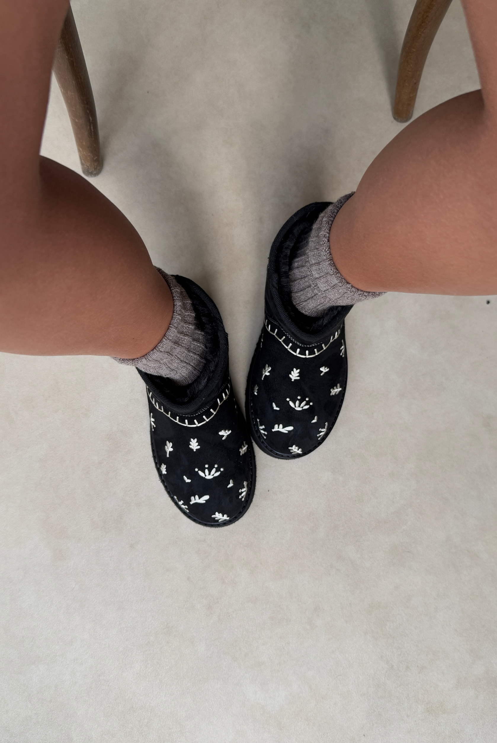 Kadın Bot SİYAH SÜET