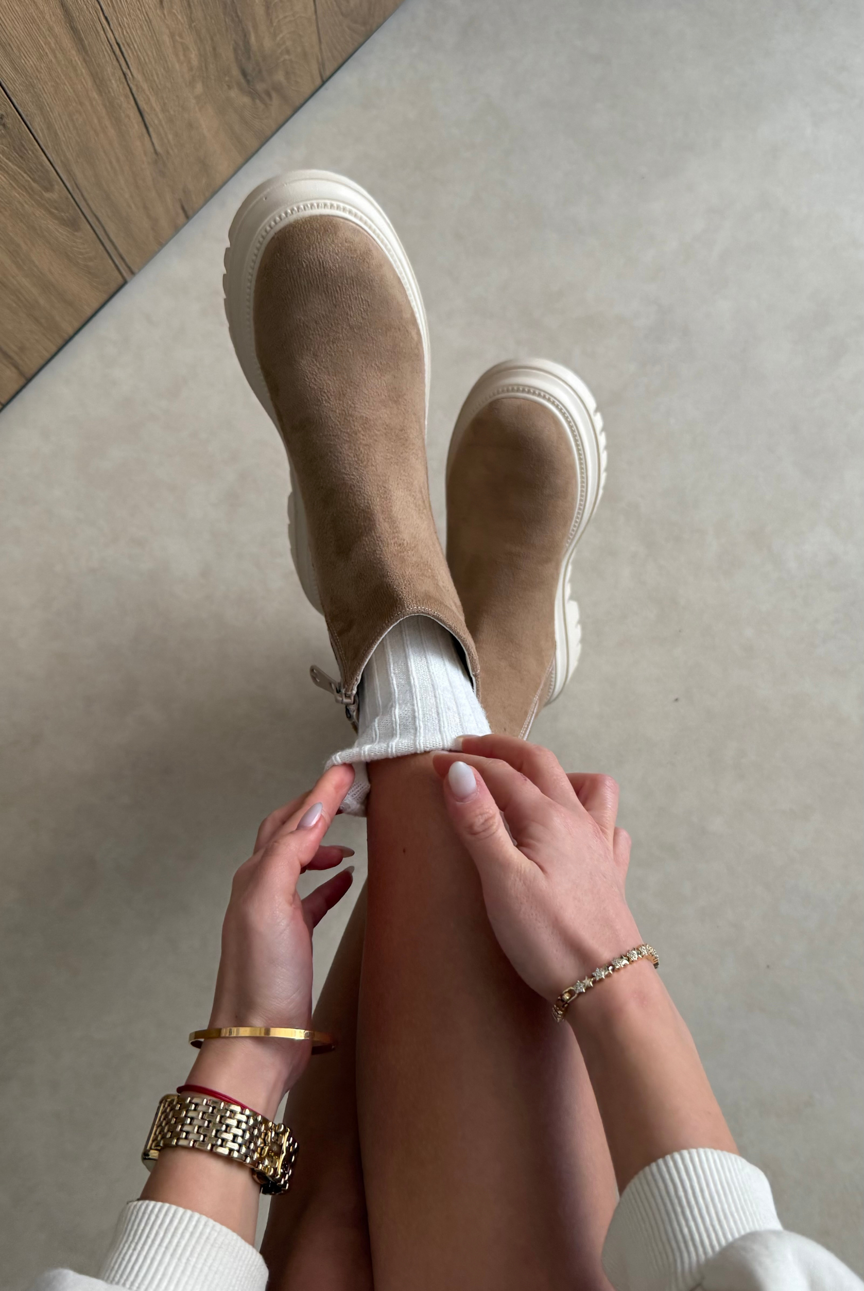 Kadın Bot VİZON SÜET