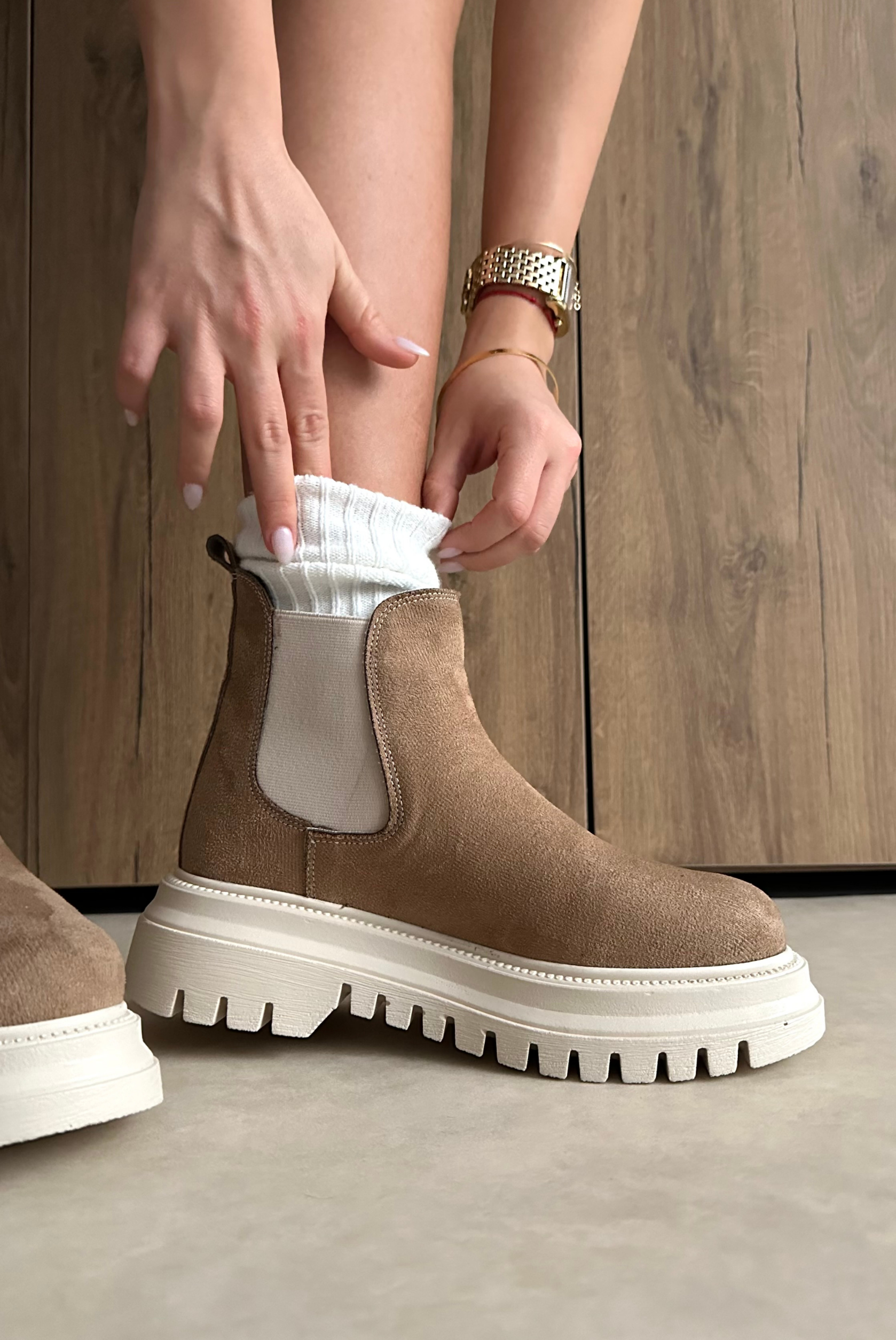 Kadın Bot VİZON SÜET