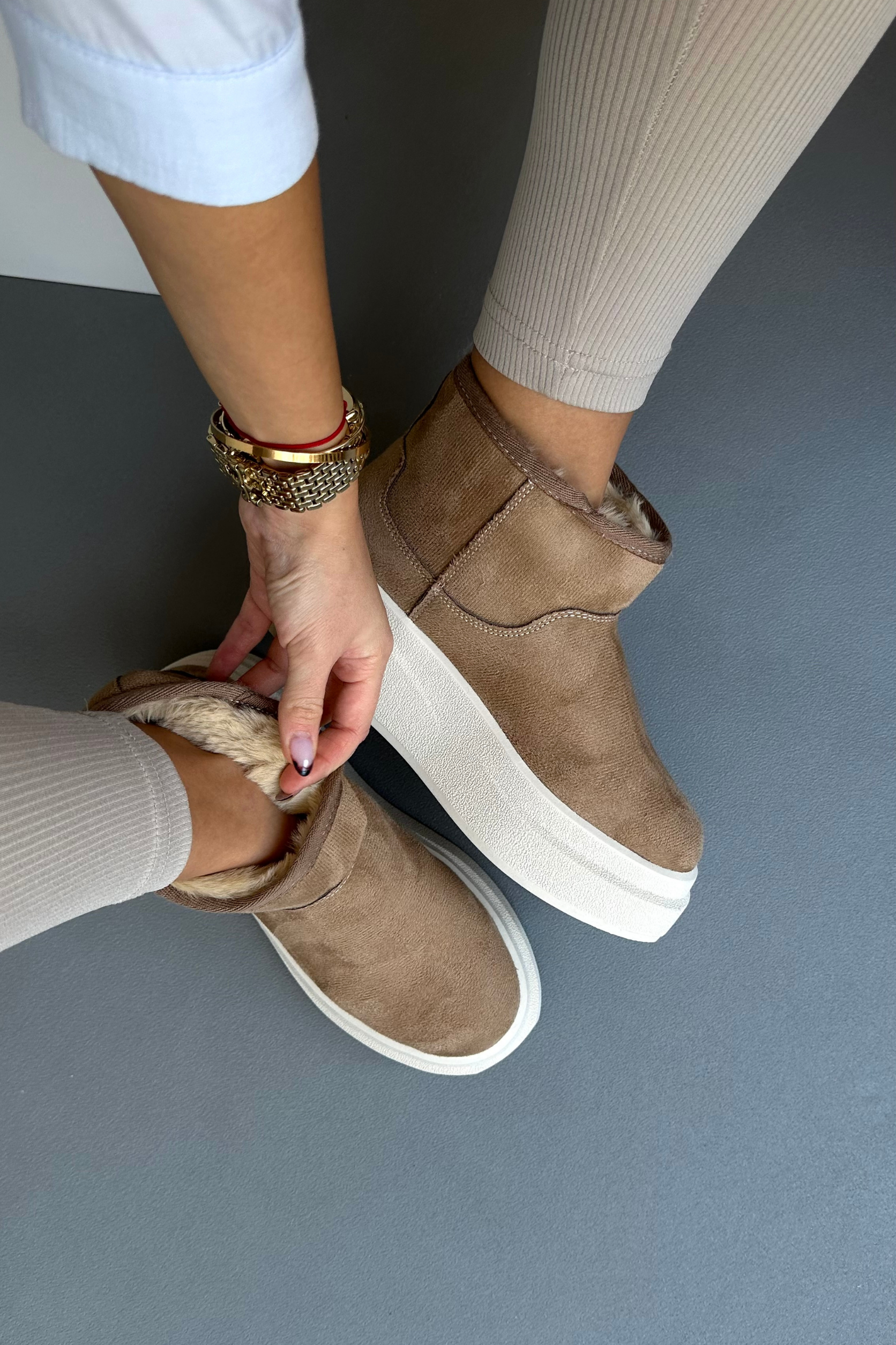 Kadın Bot VİZON SÜET